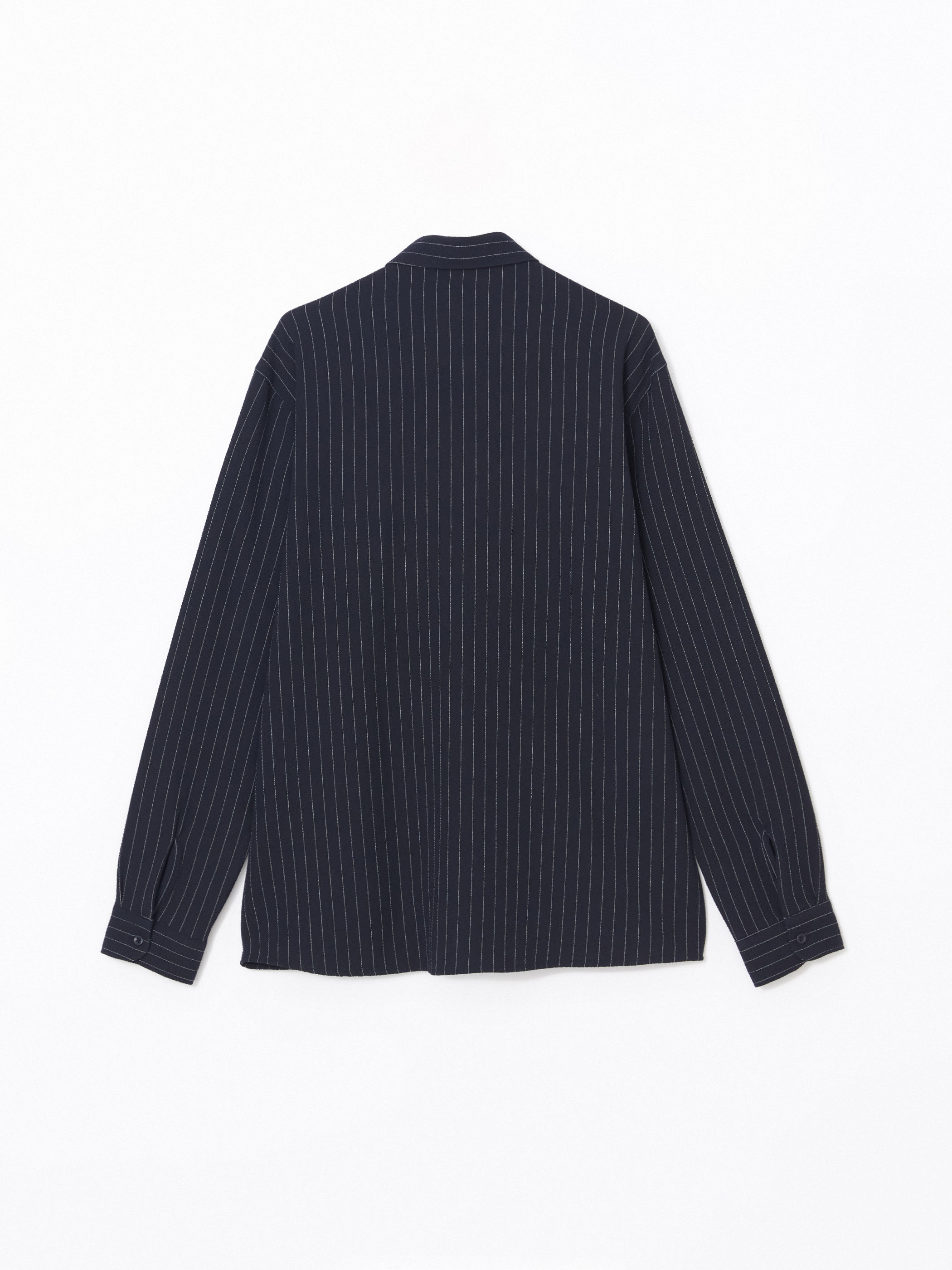 LCW Vision Slim Fit Uzun Kollu Çizgili Armürlü Erkek Gömlek görsel 6