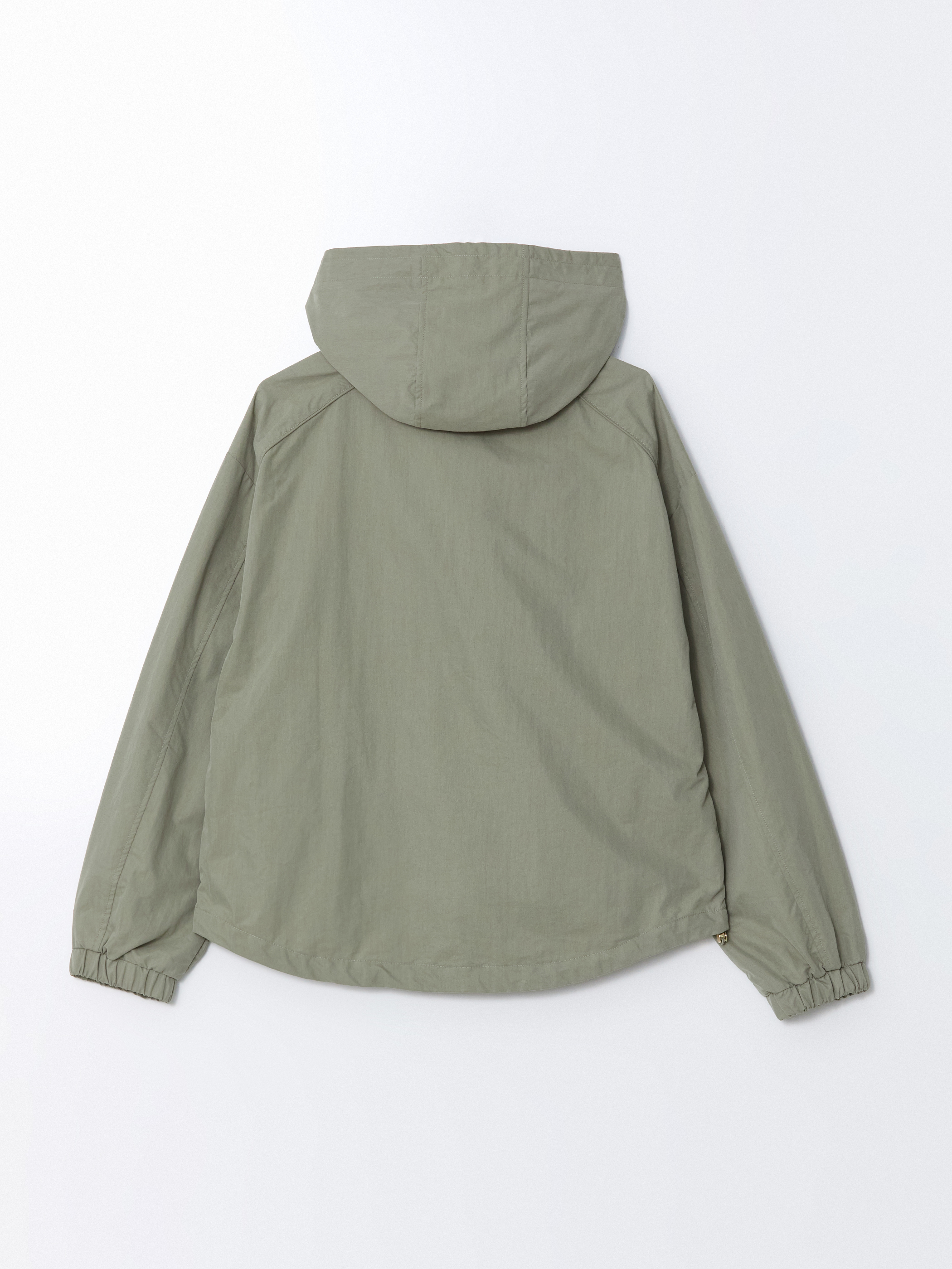 XSIDE Kapüşonlu Düz Oversize Kadın Trençkot görsel 3