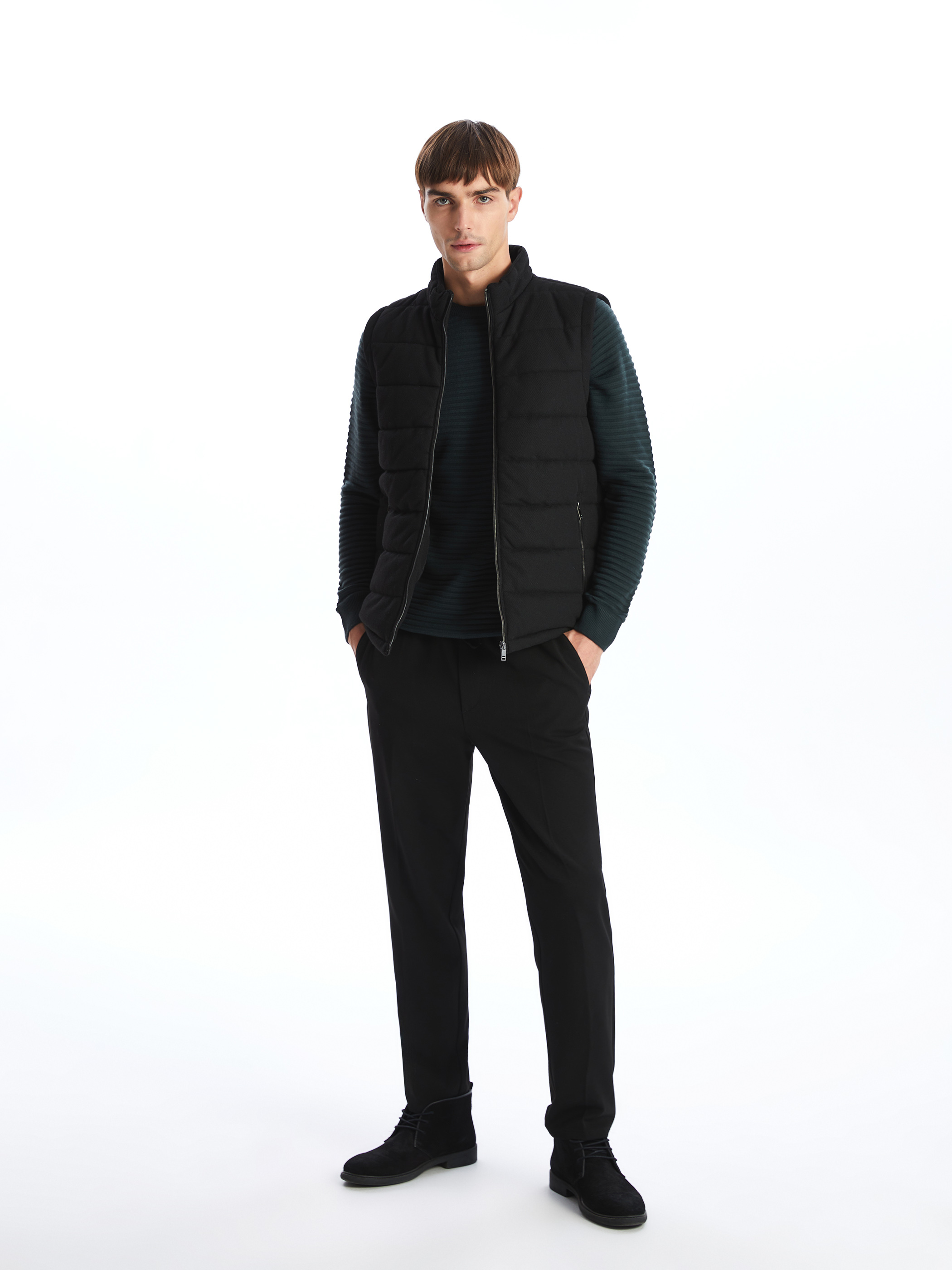 LCW Vision Slim Fit Dik Yaka Erkek Şişme Yelek görsel 2