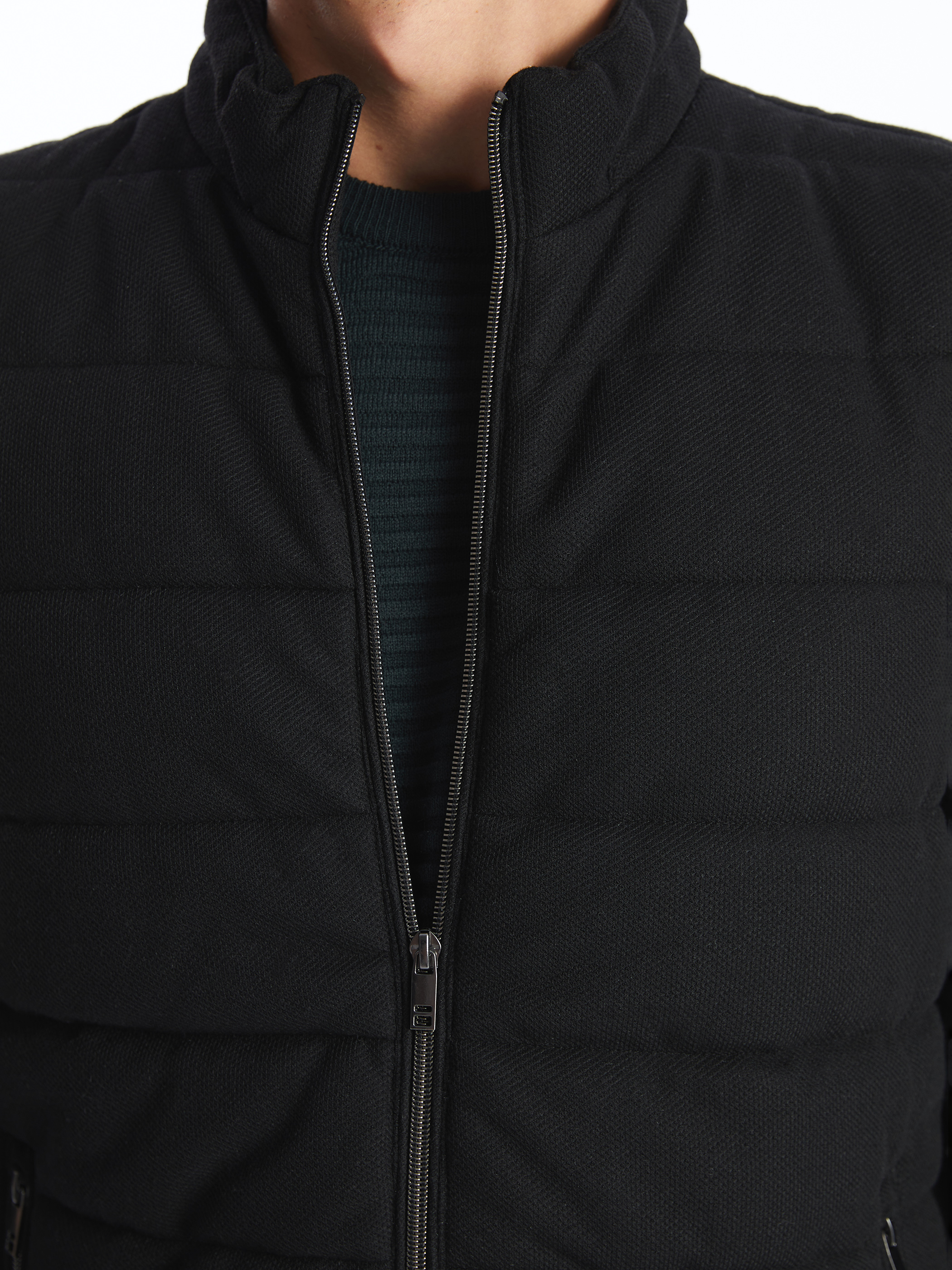 LCW Vision Slim Fit Dik Yaka Erkek Şişme Yelek görsel 3