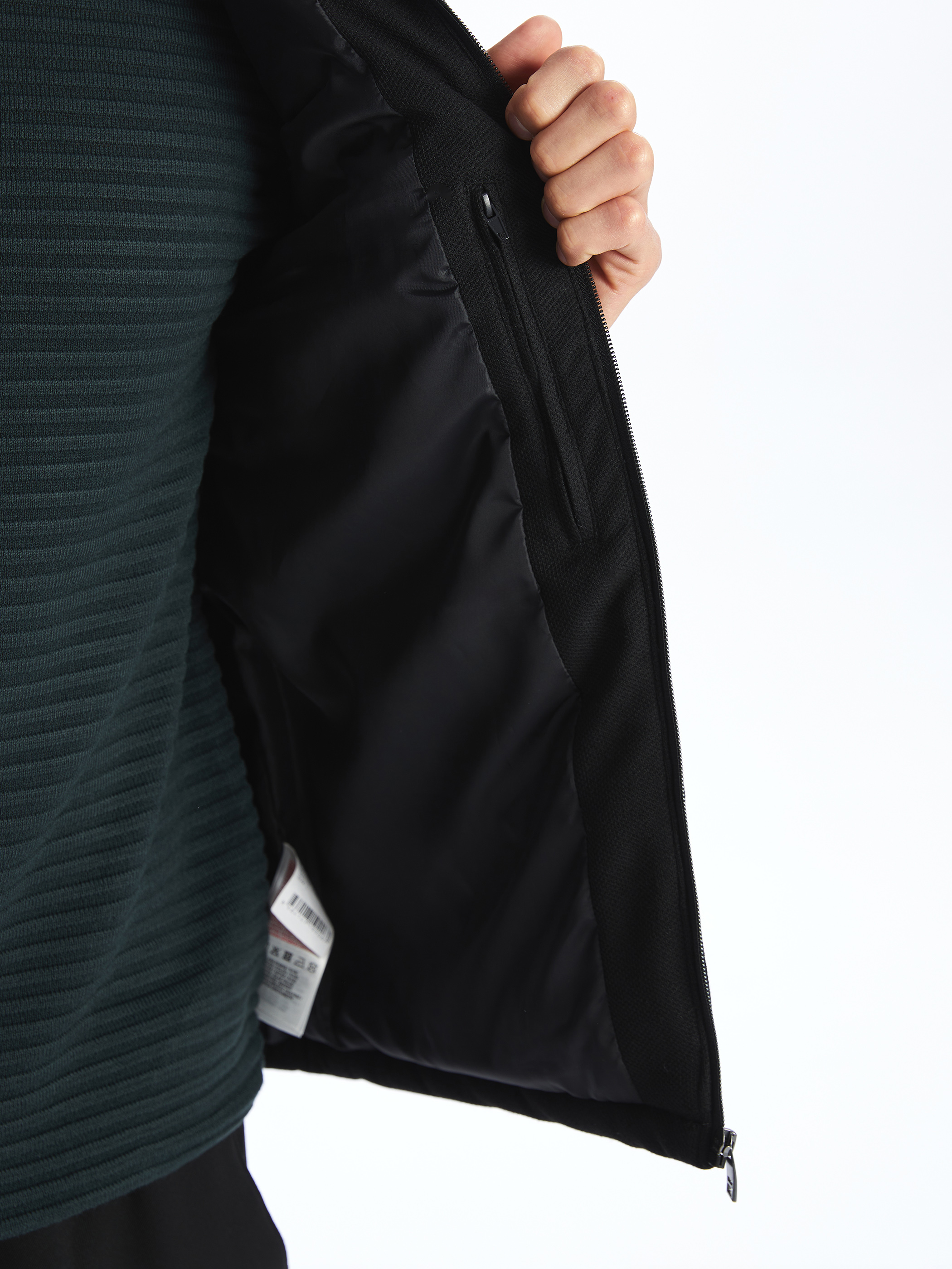 LCW Vision Slim Fit Dik Yaka Erkek Şişme Yelek görsel 5