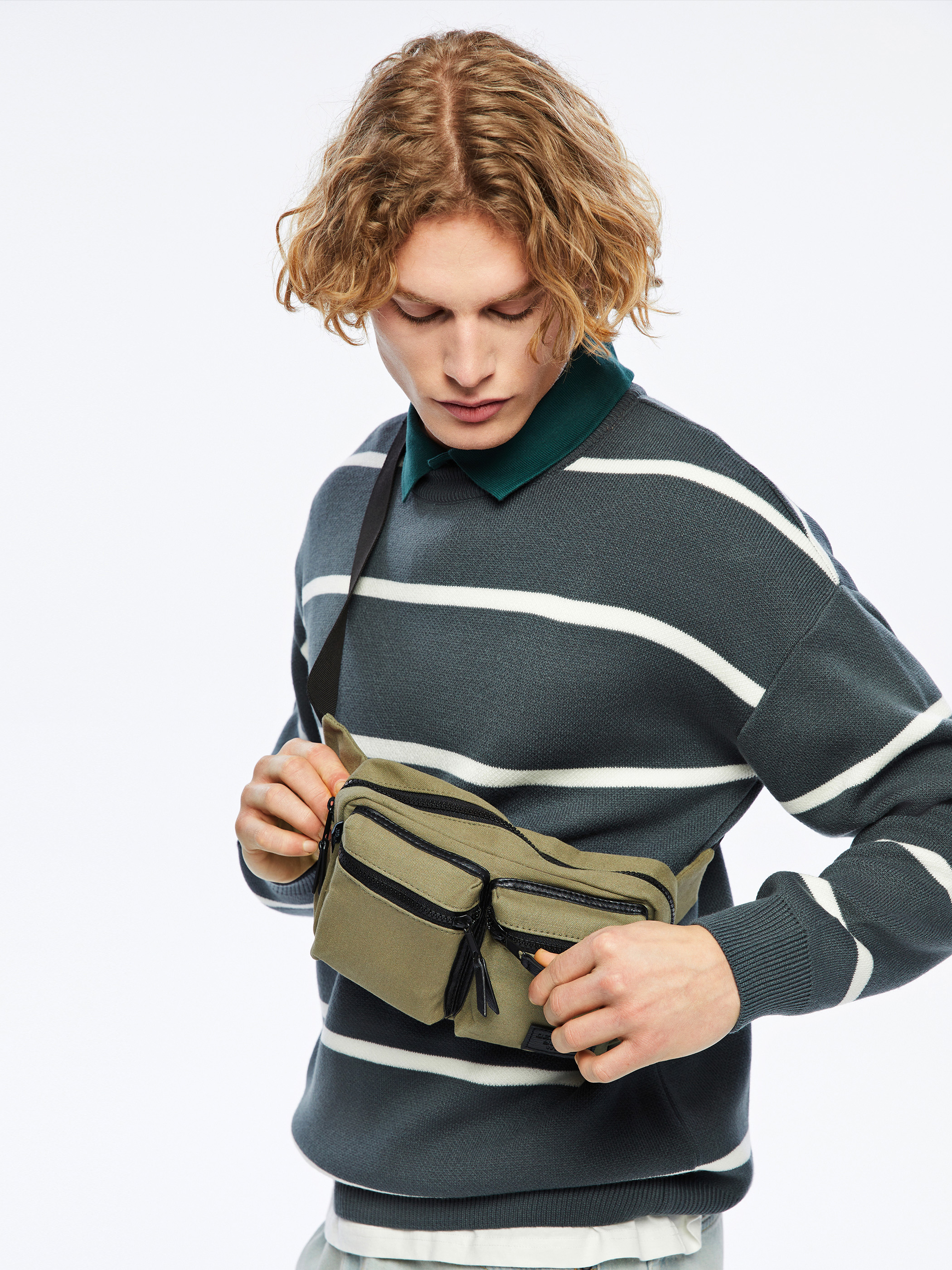 LCW ACCESSORIES Çok Bölmeli Erkek Göğüs Çantası