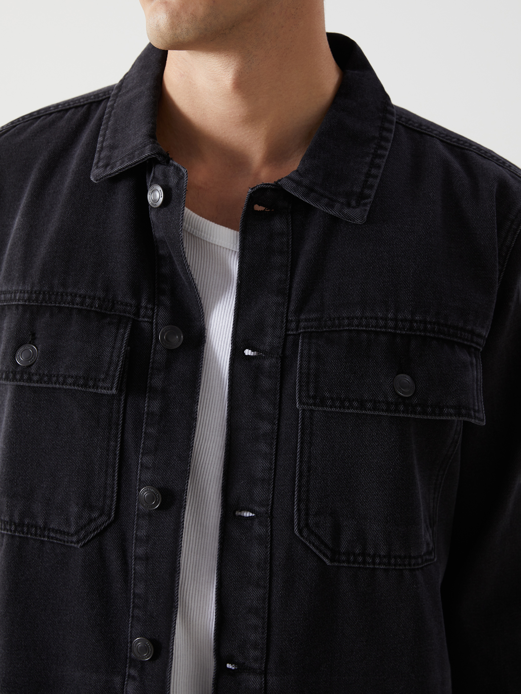 LCW Jeans Standart Kalıp Erkek Jean Ceket görsel 3