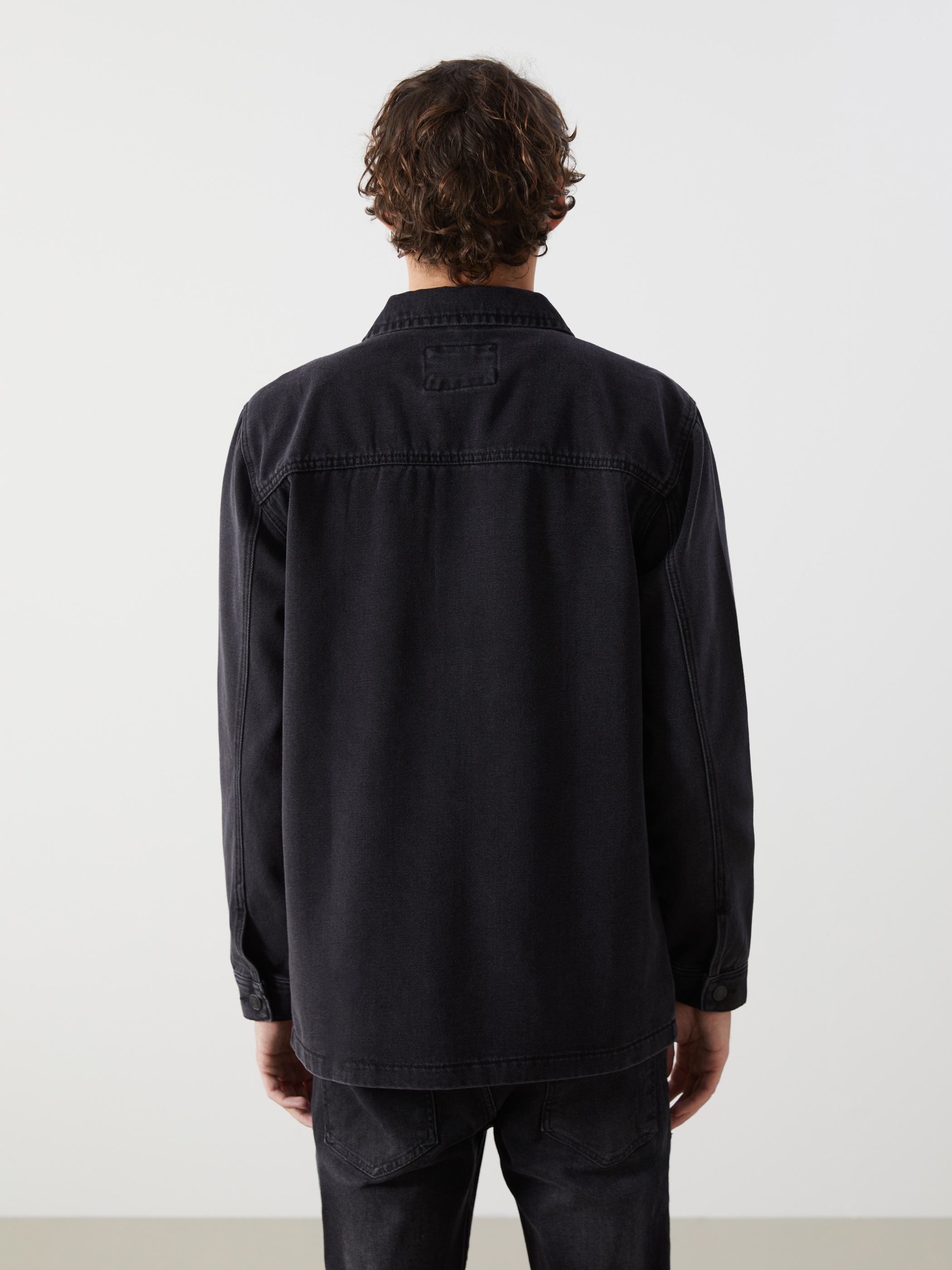 LCW Jeans Standart Kalıp Erkek Jean Ceket görsel 4