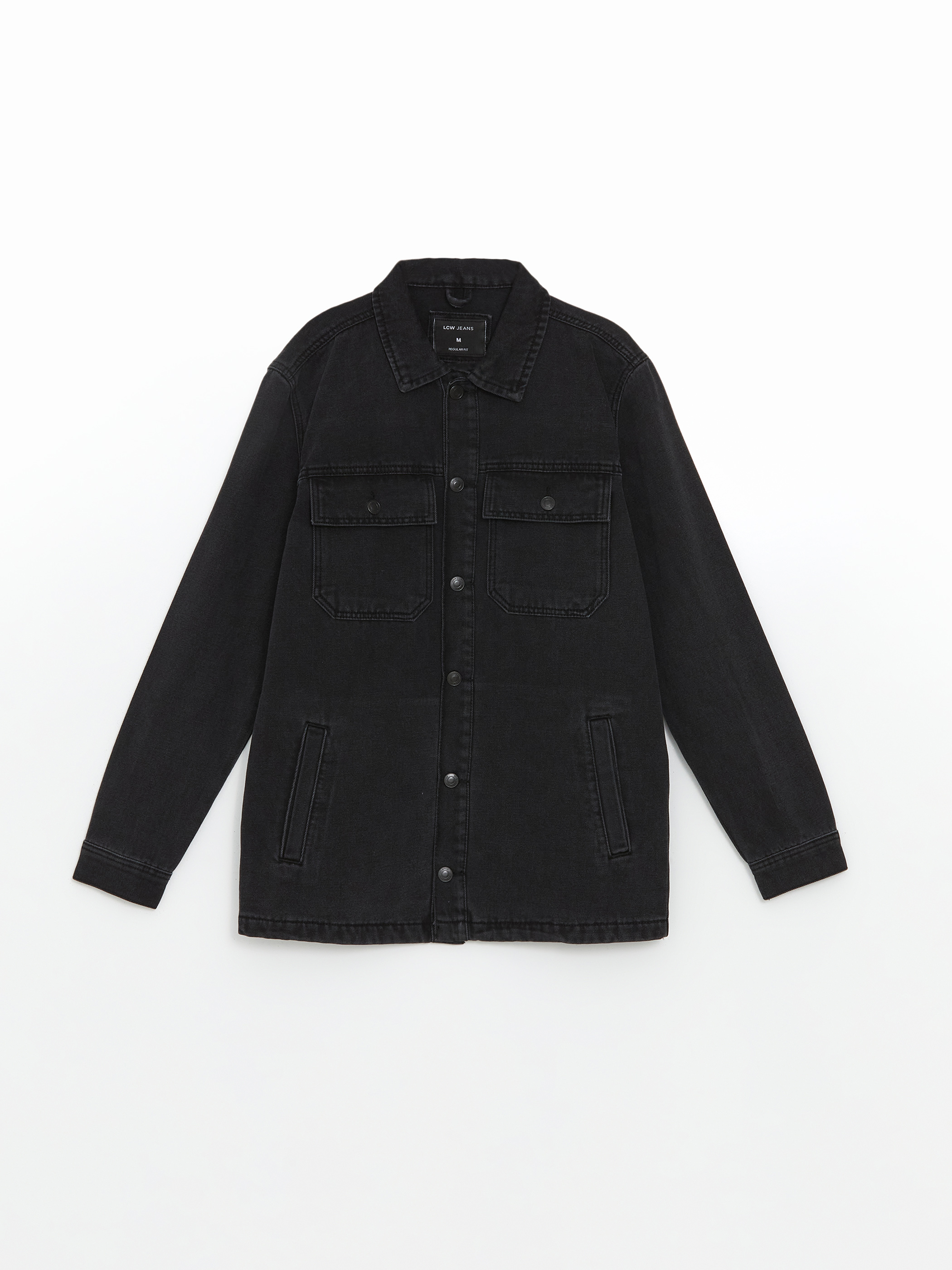 LCW Jeans Standart Kalıp Erkek Jean Ceket görsel 5