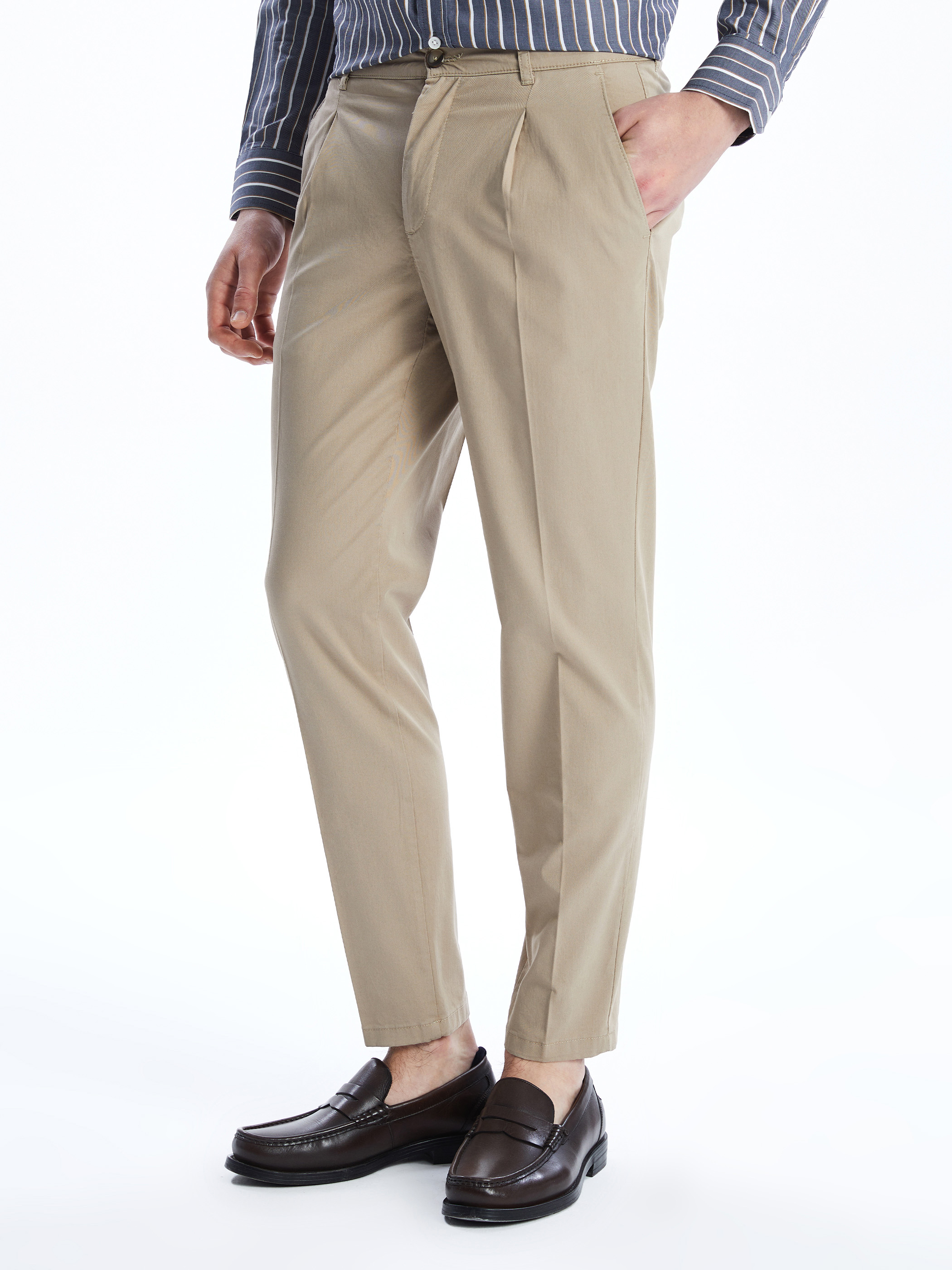 SOUTHBLUE Standart Kalıp Gabardin Erkek Pantolon görsel 2