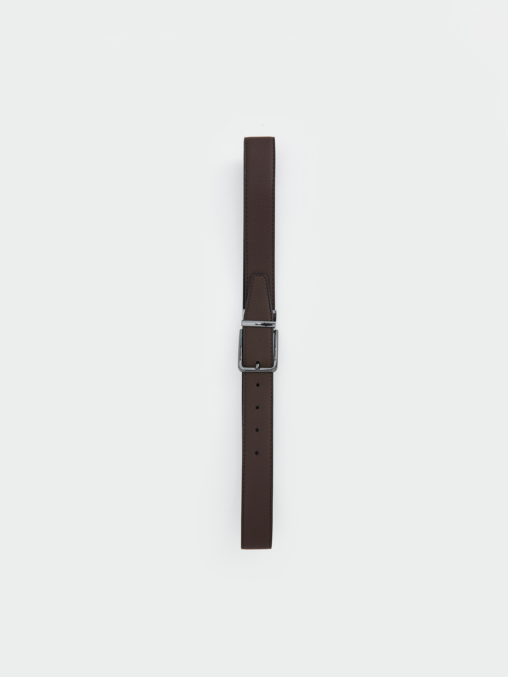 LCW ACCESSORIES Çift Yönlü Deri Görünümlü Erkek Kemer görsel 3