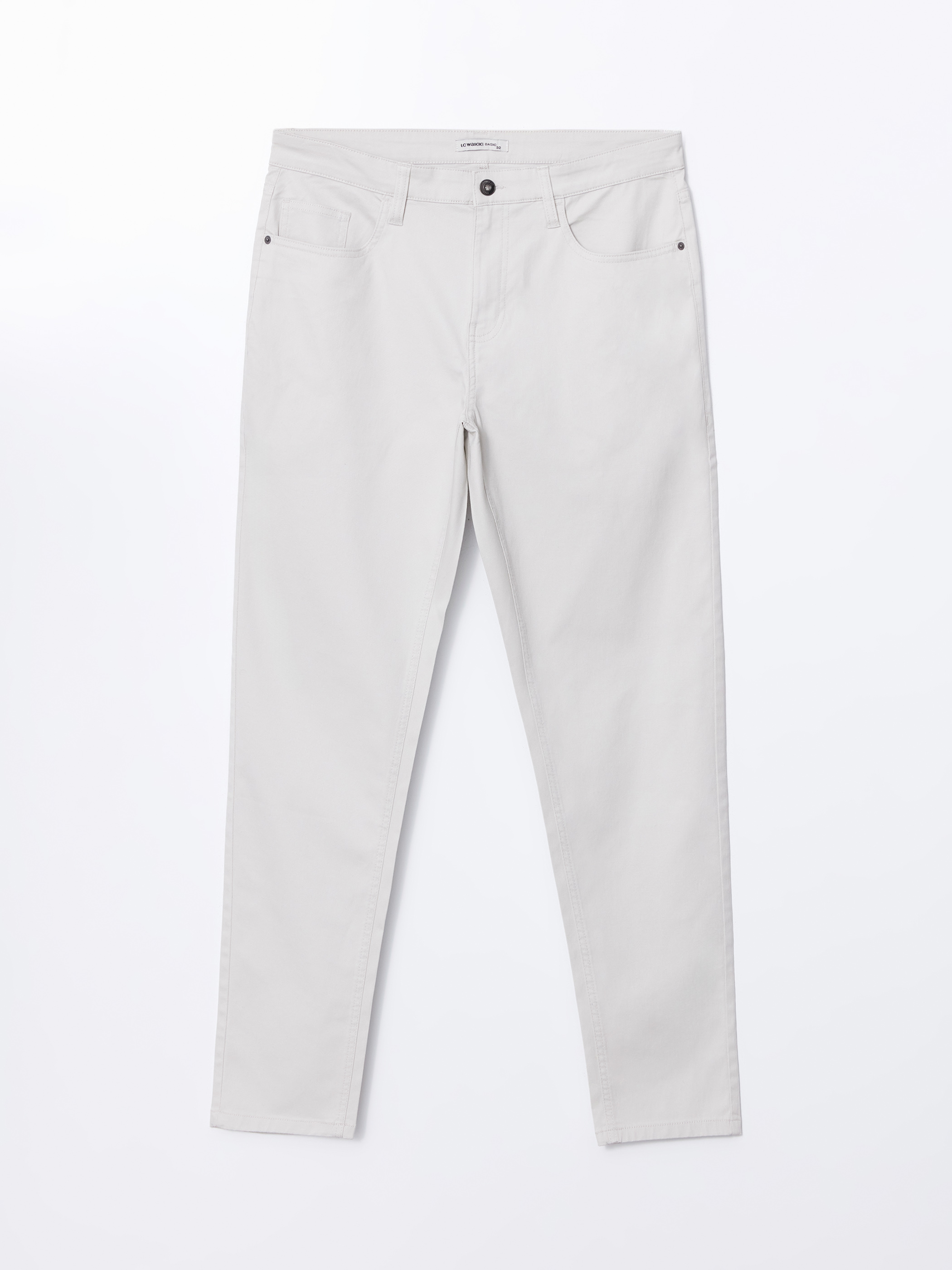 LCWAIKIKI Classic Dar Kalıp Gabardin Erkek Chino Pantolon görsel 5