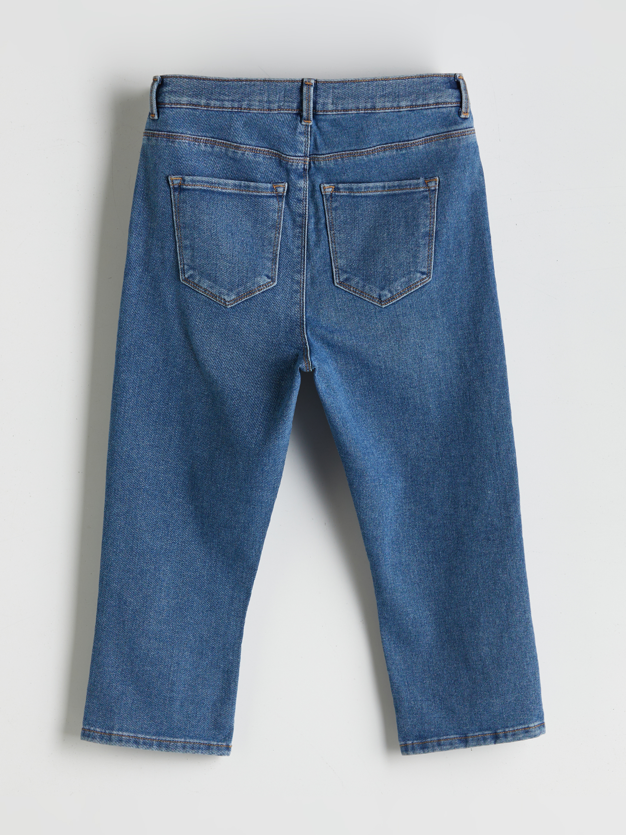 LCW Jeans Dar Fit Kadın Jean Kapri görsel 6