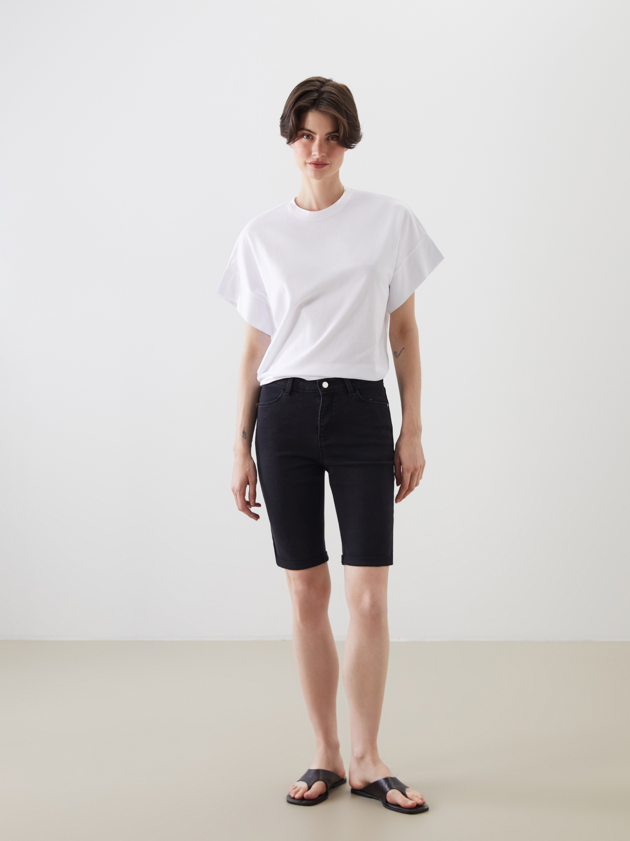 LCW Jeans Bermuda Fit Kadın Jean Şort