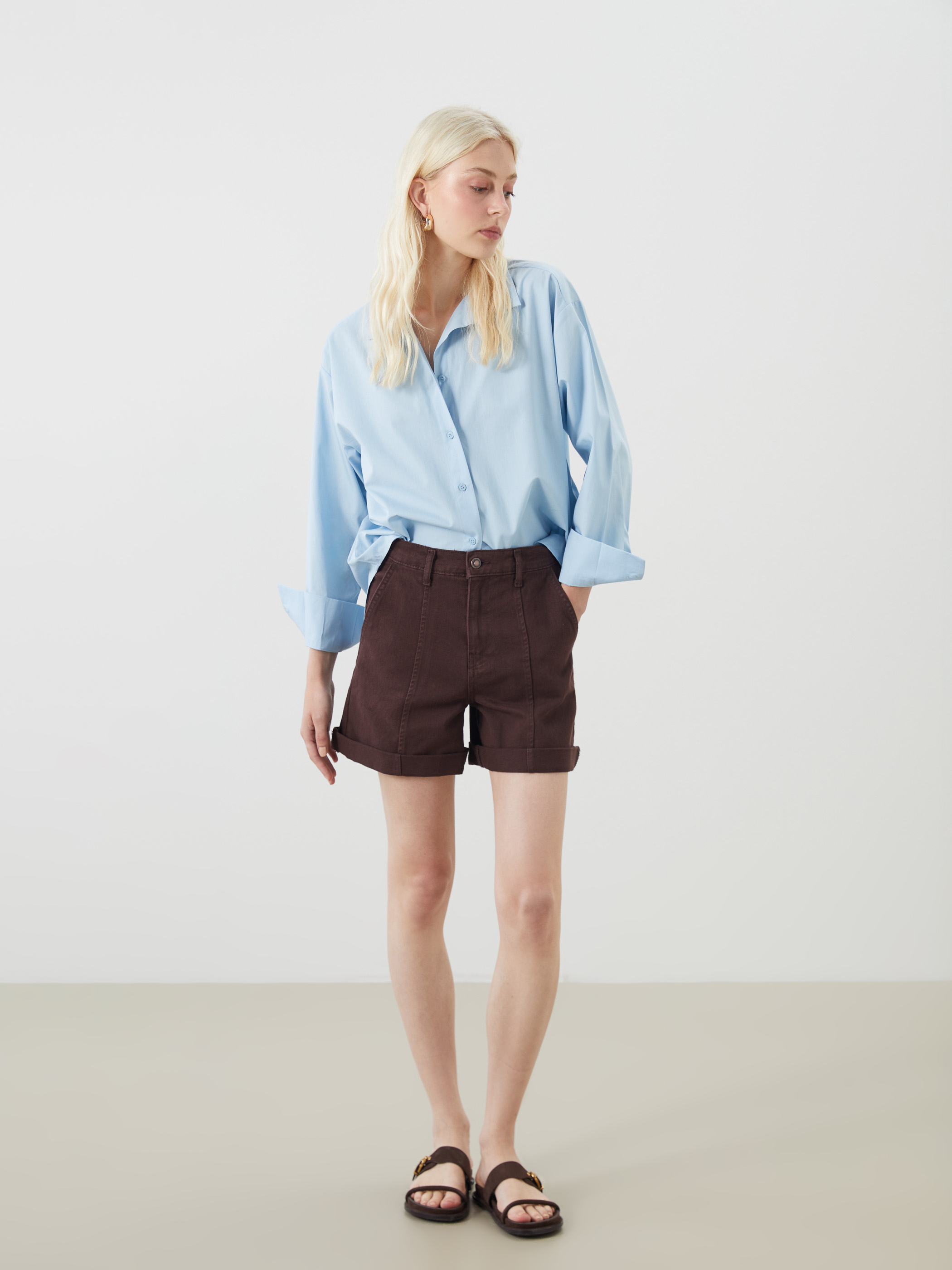 LCW Jeans Standart Fit Kadın Jean Şort