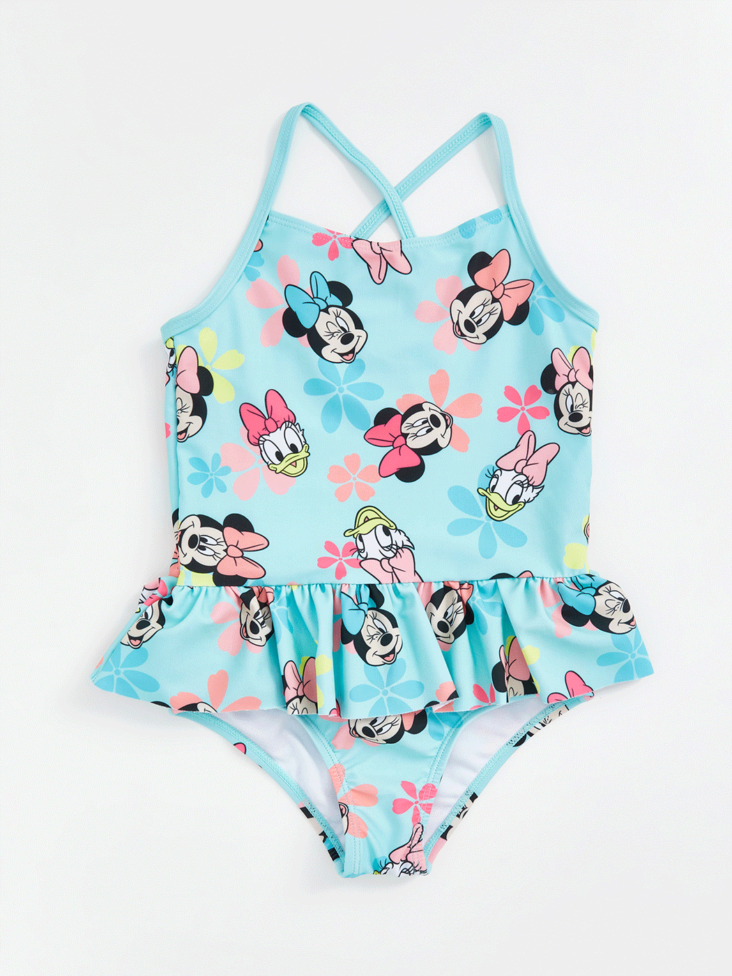 Maillot De Bain Tankini Pour Fille 4-14 Ans - Avec Jupe à Volants, Protection UPF 50+, Dos Nu, Confortable