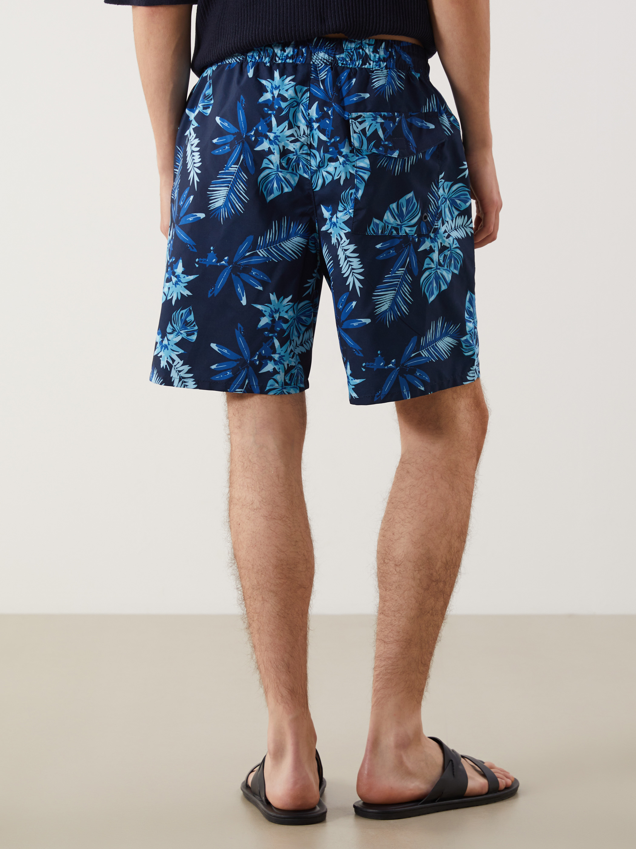 LCW SWIMWEAR Kısa Boy Desenli Erkek Deniz Şortu görsel 4