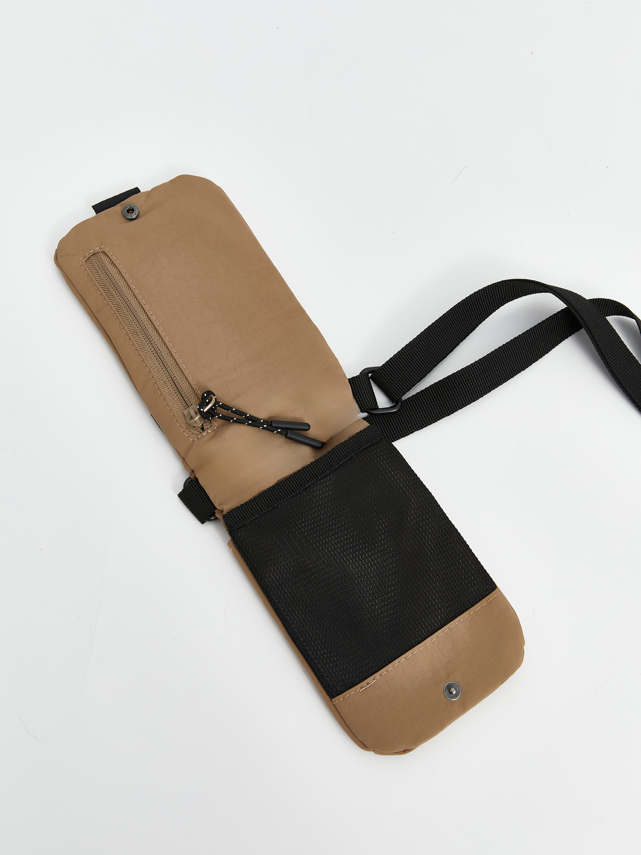LCW ACCESSORIES Erkek Suni Deri Telefon Çantası görsel 3