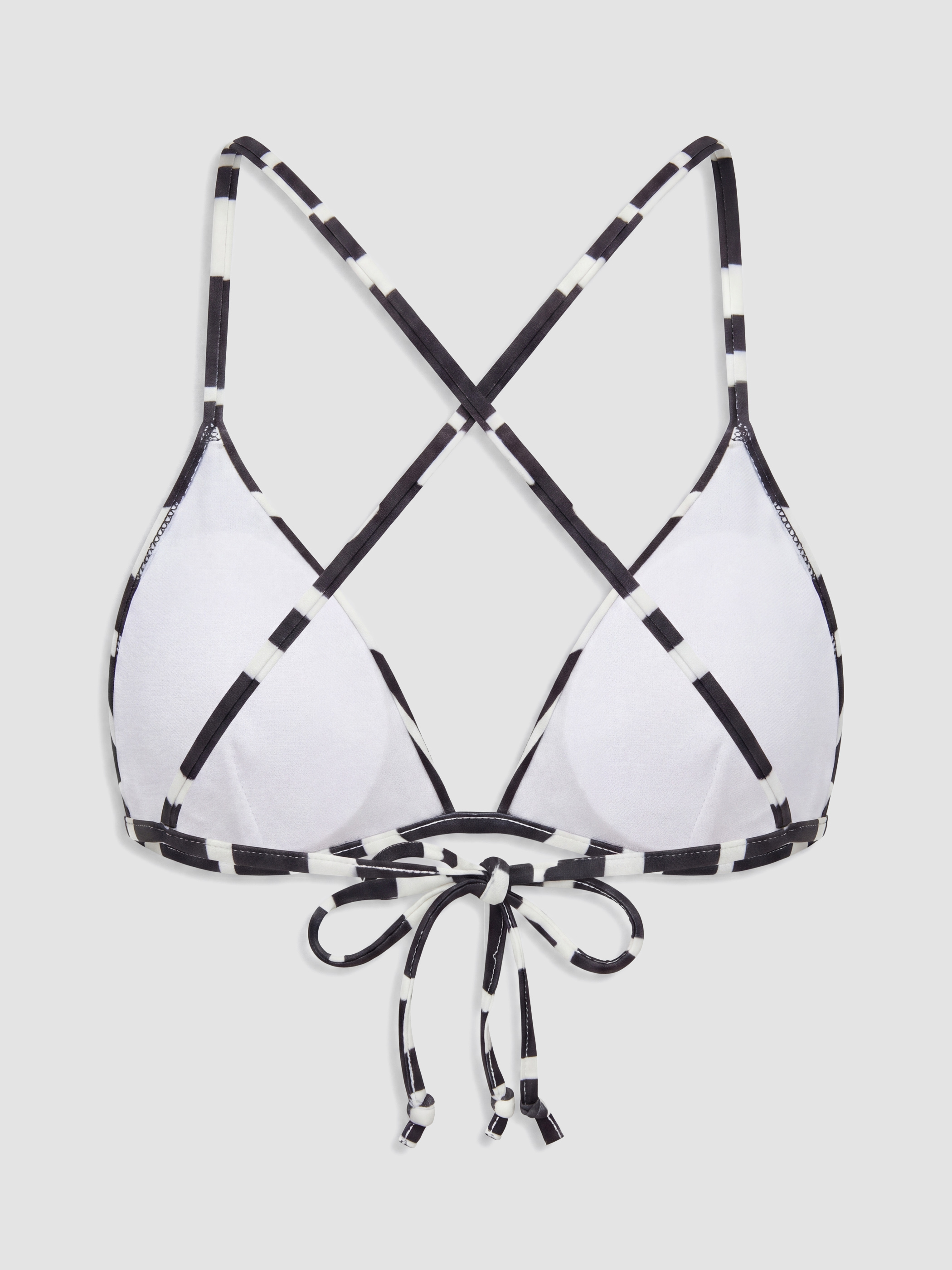 LCW DREAM Desenli Boyundan Bağlamalı Kadın Bikini Üst görsel 2
