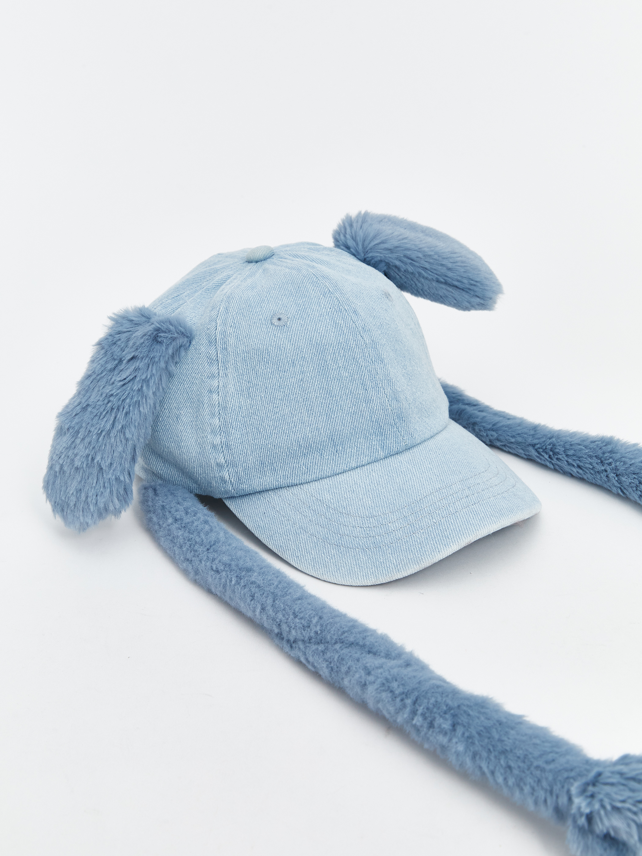 LCW ACCESSORIES Hareketli Pelüş Kadın Kep Şapka görsel 5