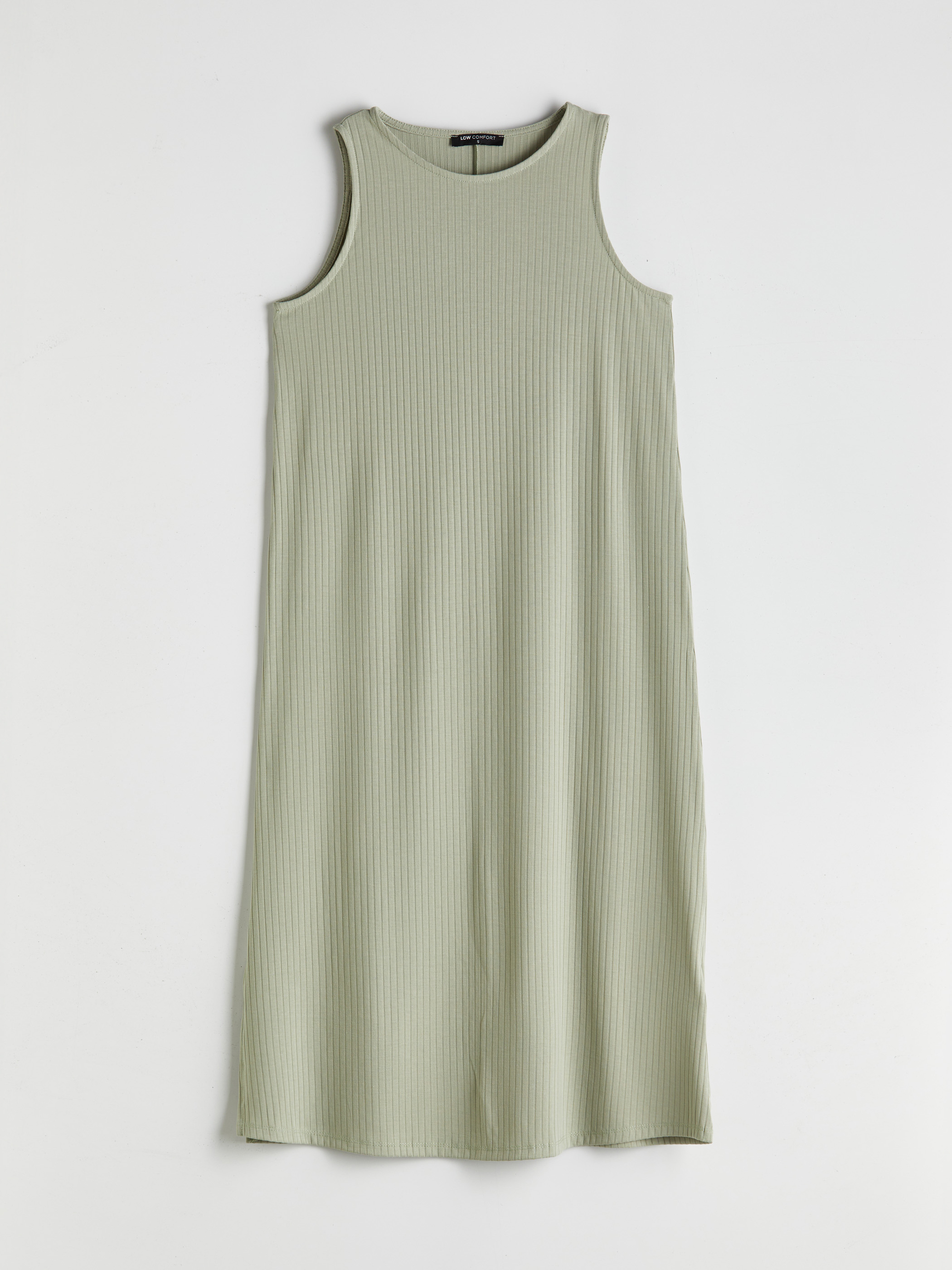 LCW Comfort Bisiklet Yaka Elbise görsel 5