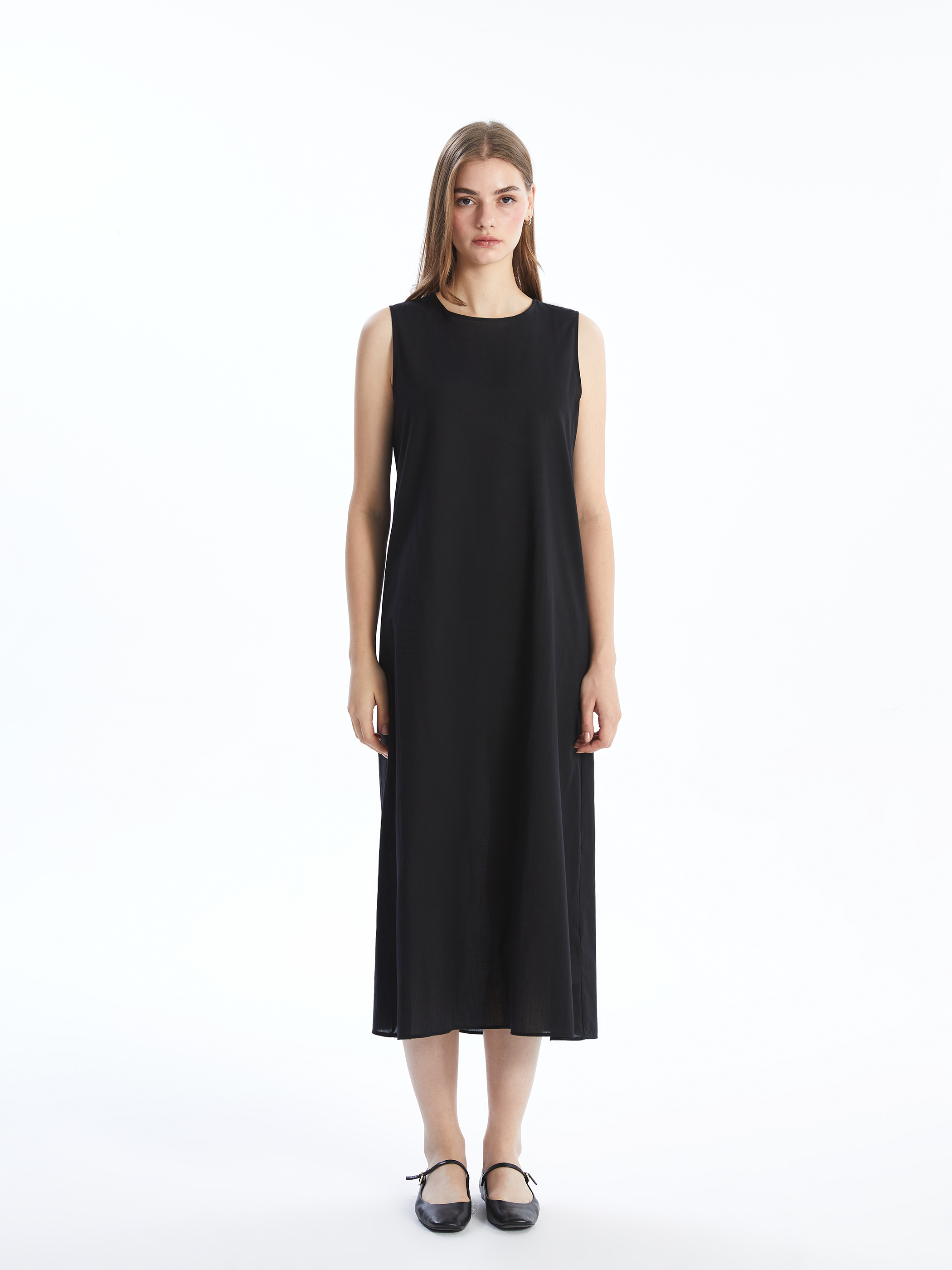 LCW Modest Bisiklet Yaka Elbise Astarı
