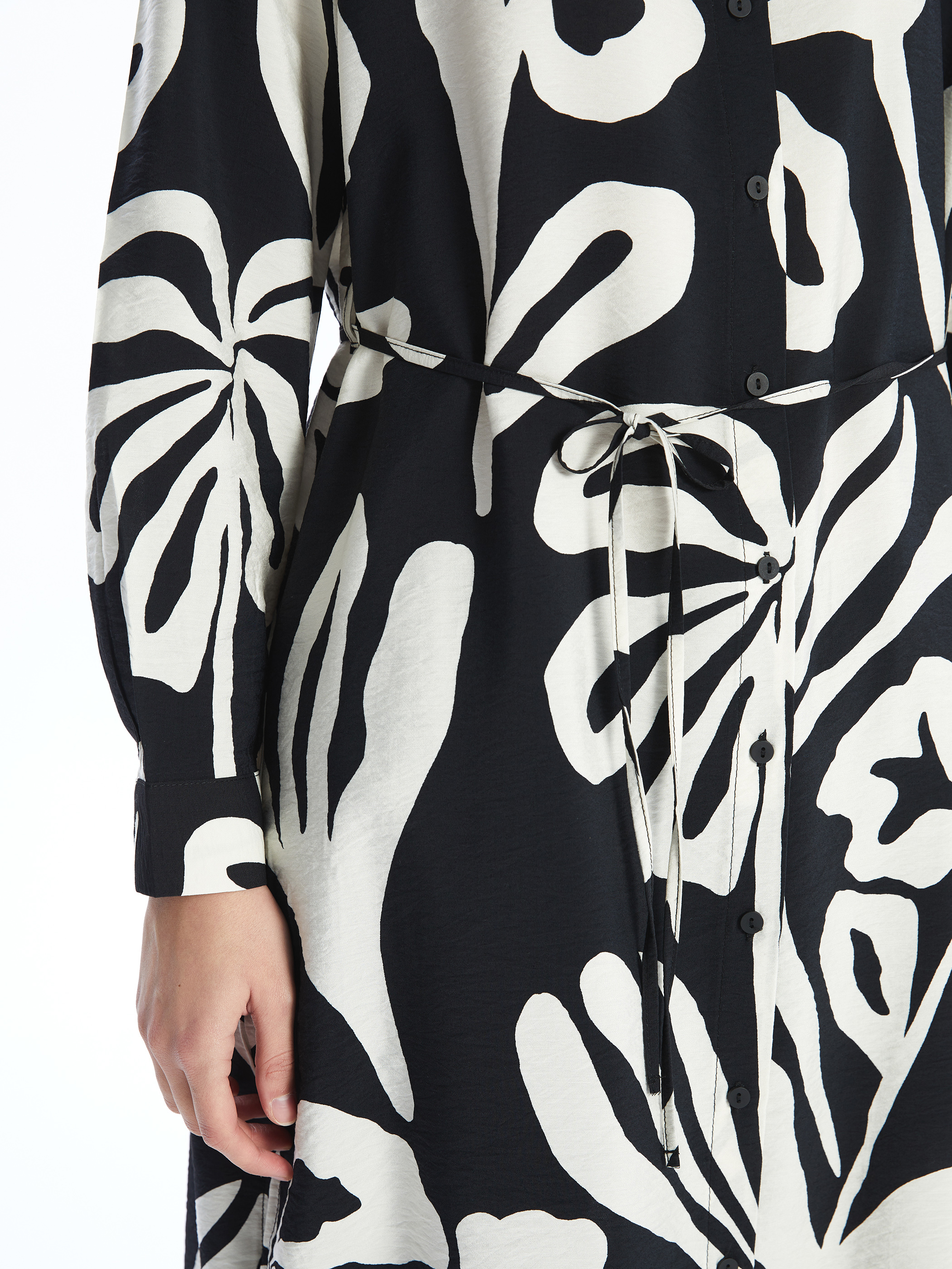 LCWAIKIKI Classic Desenli Kadın Gömlek Tunik görsel 3