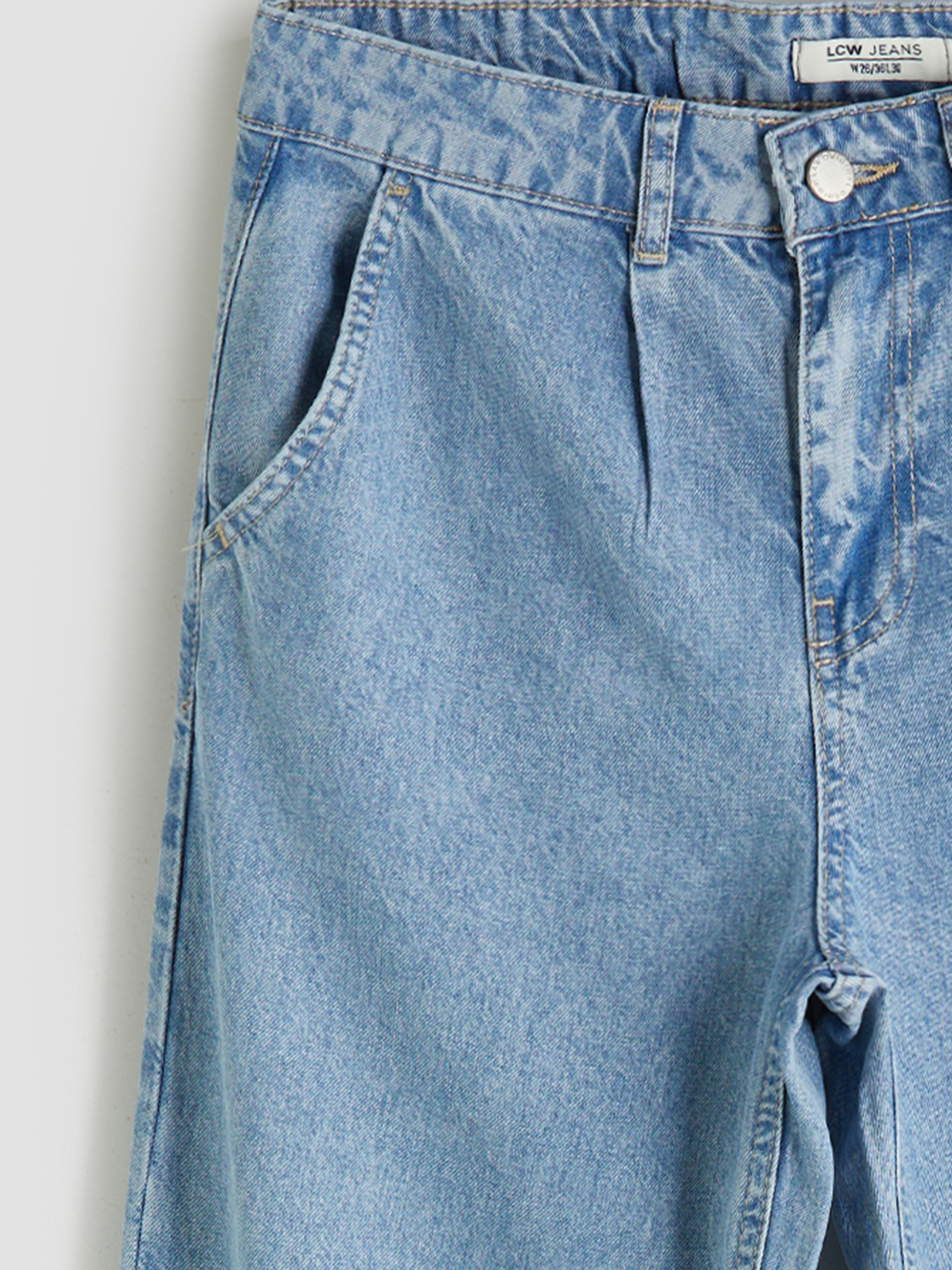 LCW Jeans Wideleg Kadın Jean Pantolon görsel 7