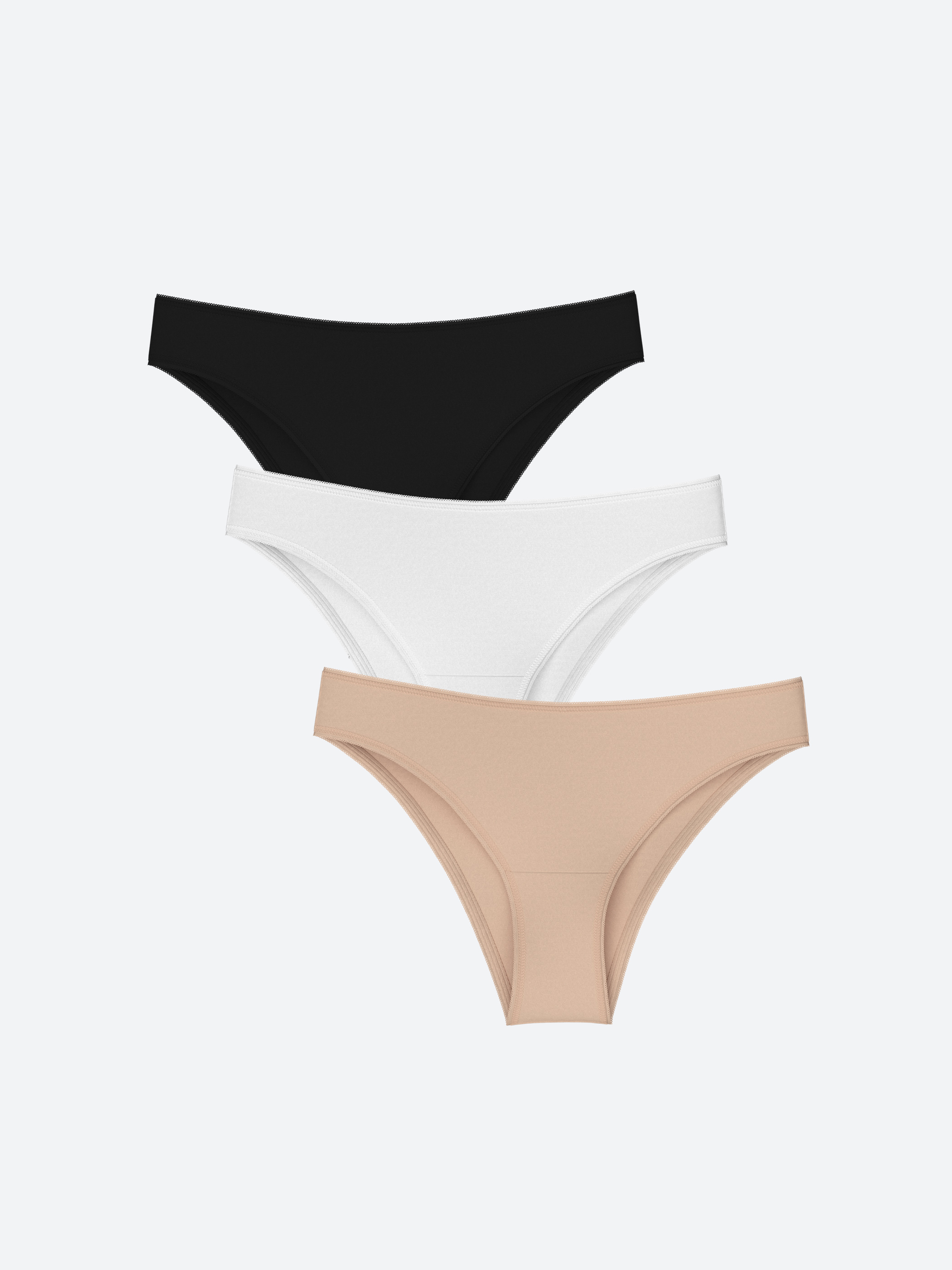 LCW DREAM Düz Brazilian Külot 3'lü