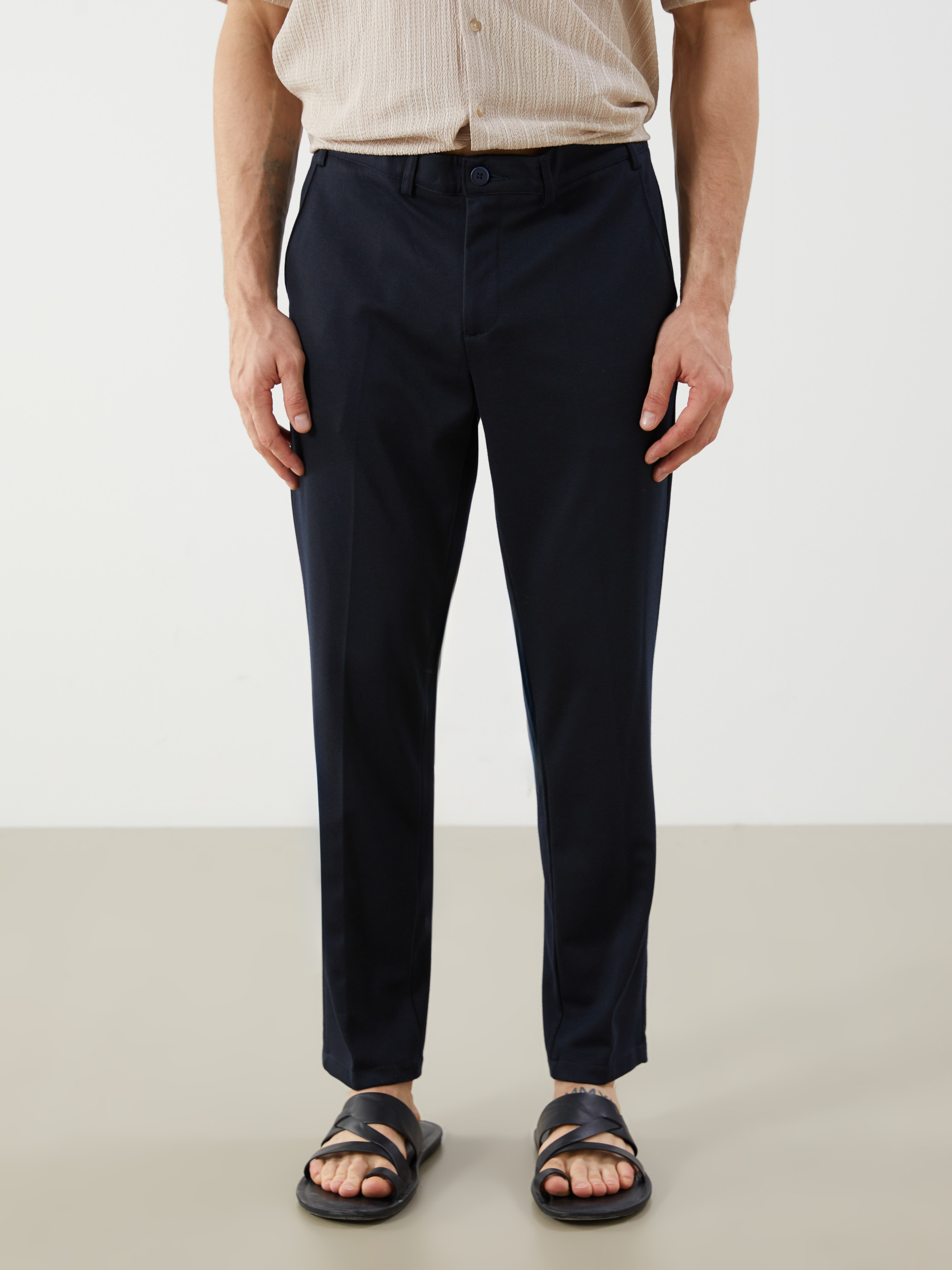 LCWAIKIKI Classic Dar Kalıp Erkek Chino Pantolon görsel 5