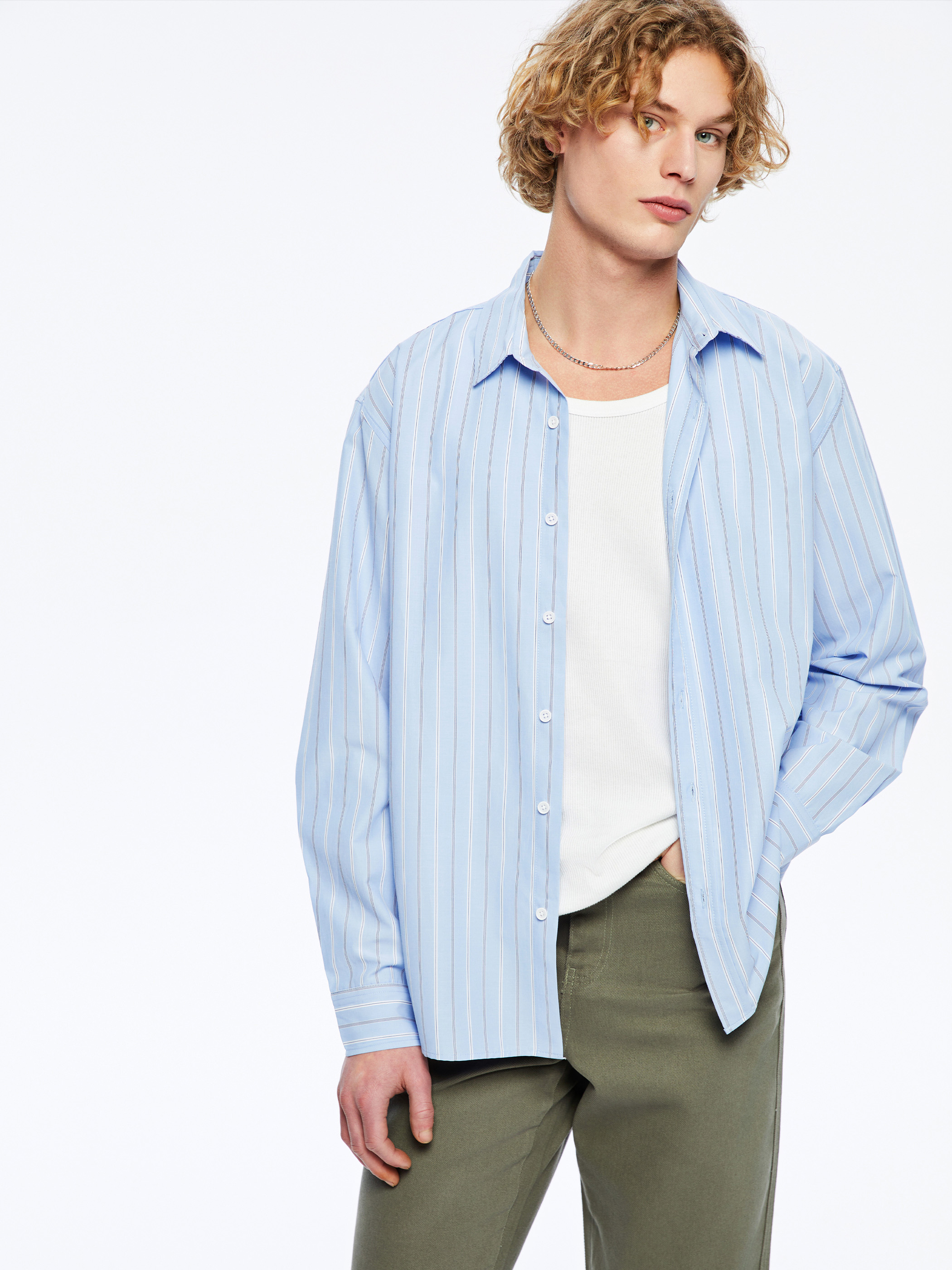 XSIDE Regular Fit Uzun Kollu Poplin Erkek Gömlek