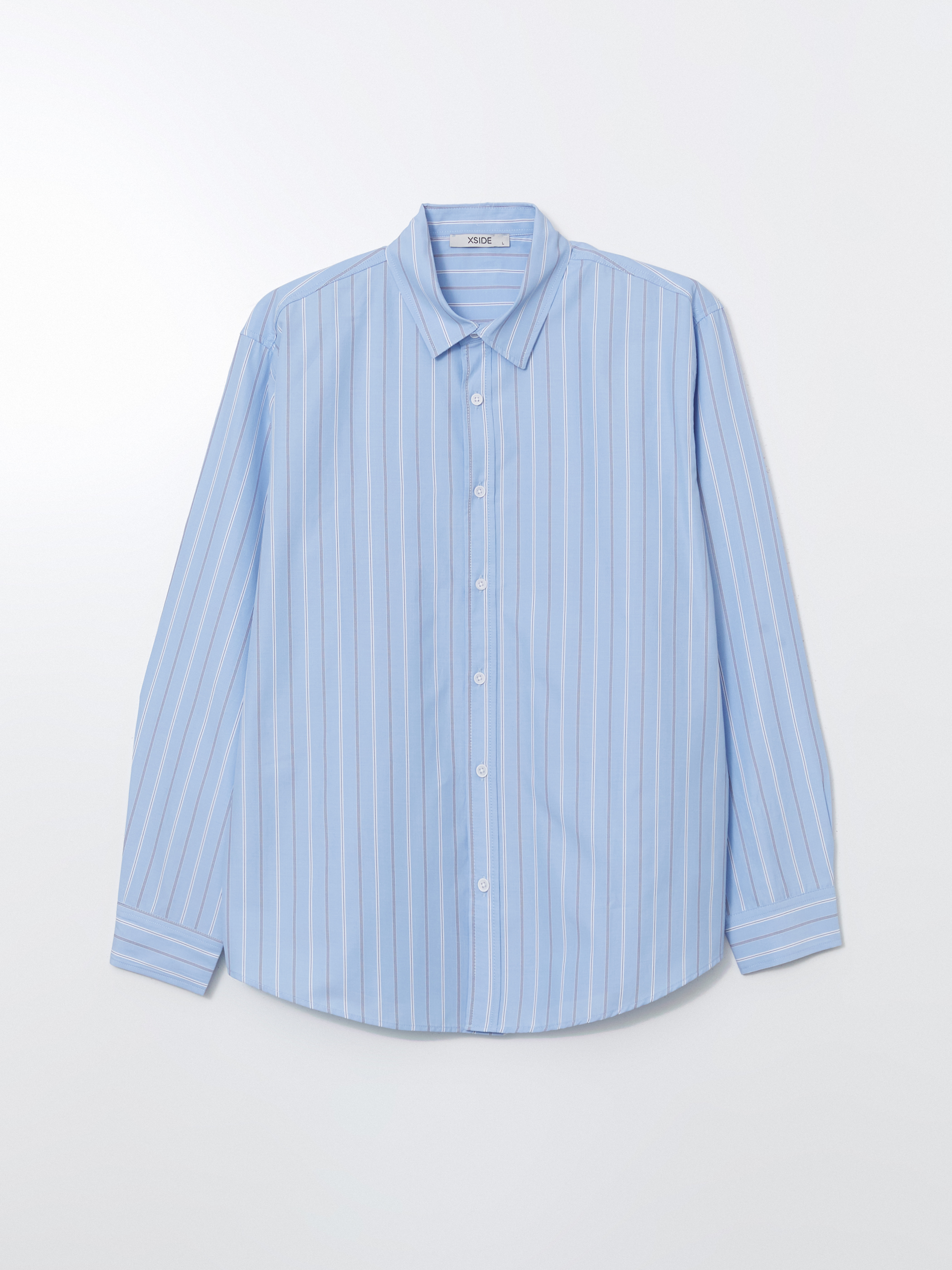 XSIDE Regular Fit Uzun Kollu Poplin Erkek Gömlek görsel 5