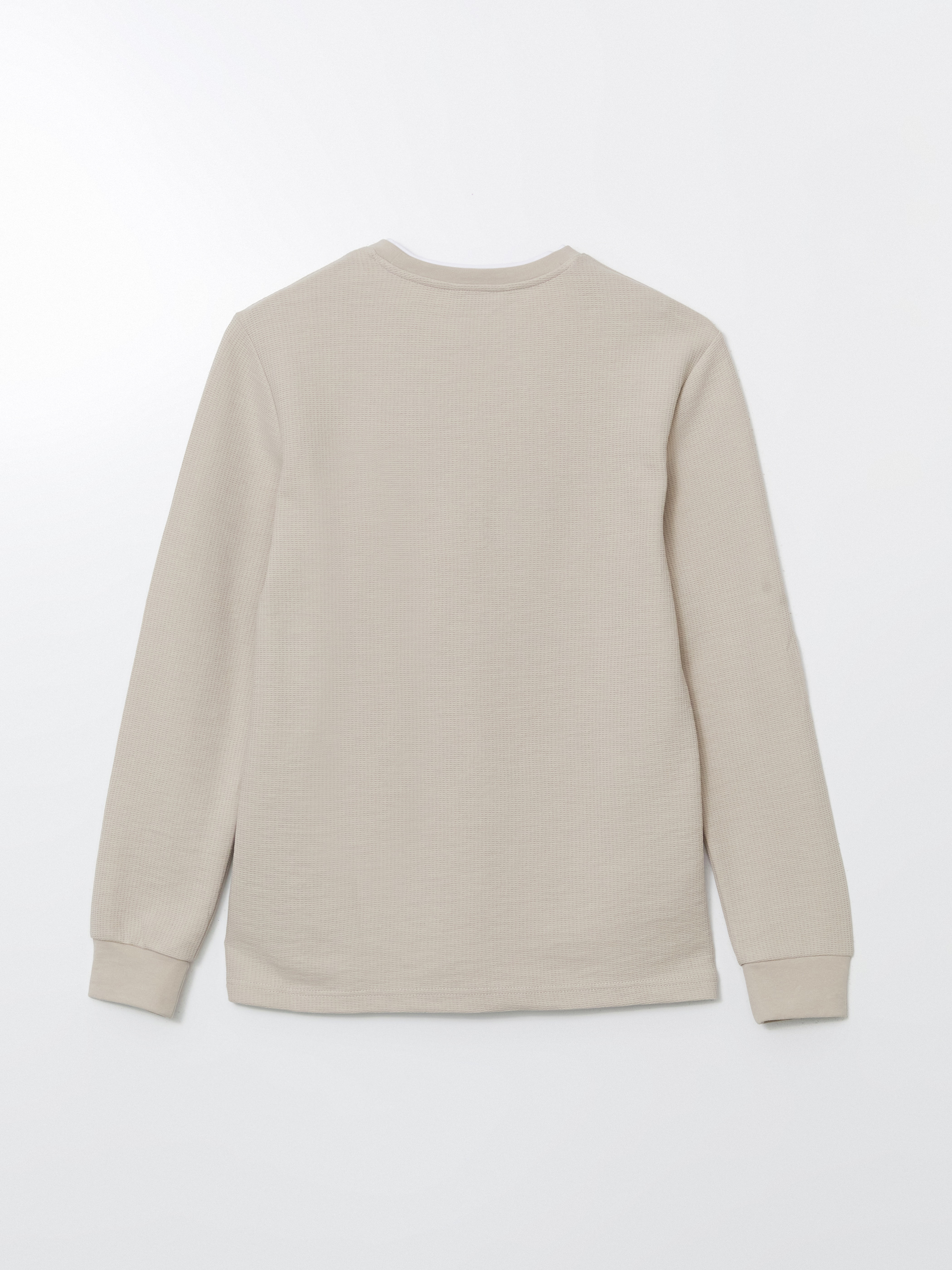 LCWAIKIKI Classic Bisiklet Yaka Uzun Kollu Erkek Sweatshirt görsel 6