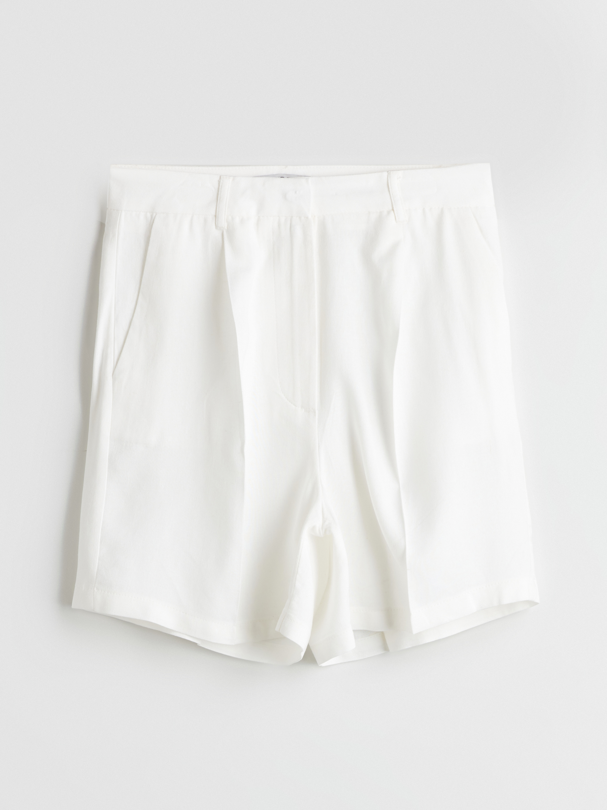 XSIDE Loose Fit Keten Karışımlı Kadın Şort görsel 5