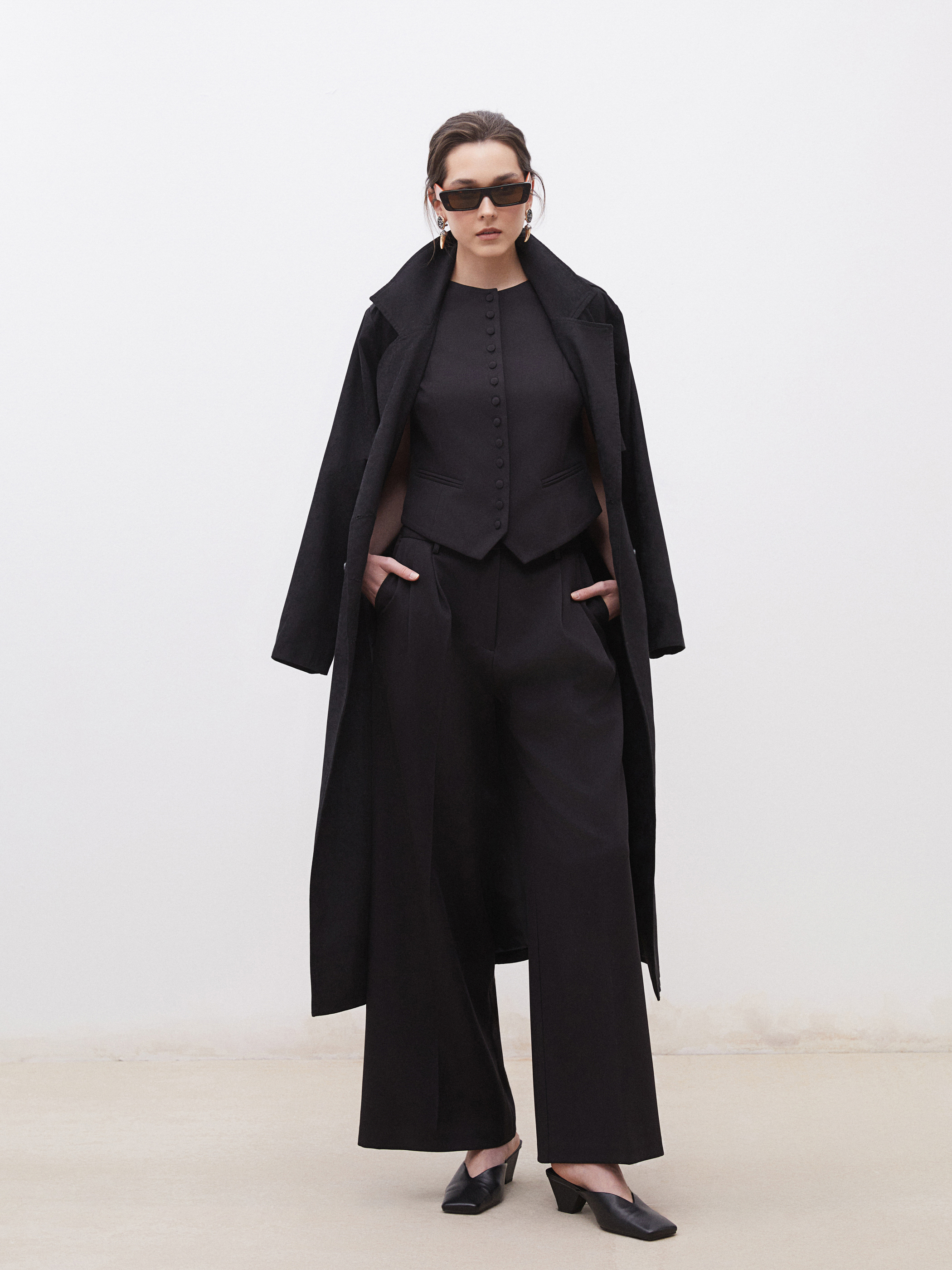 Soulife Loose Fit Kadın Pileli Pantolon