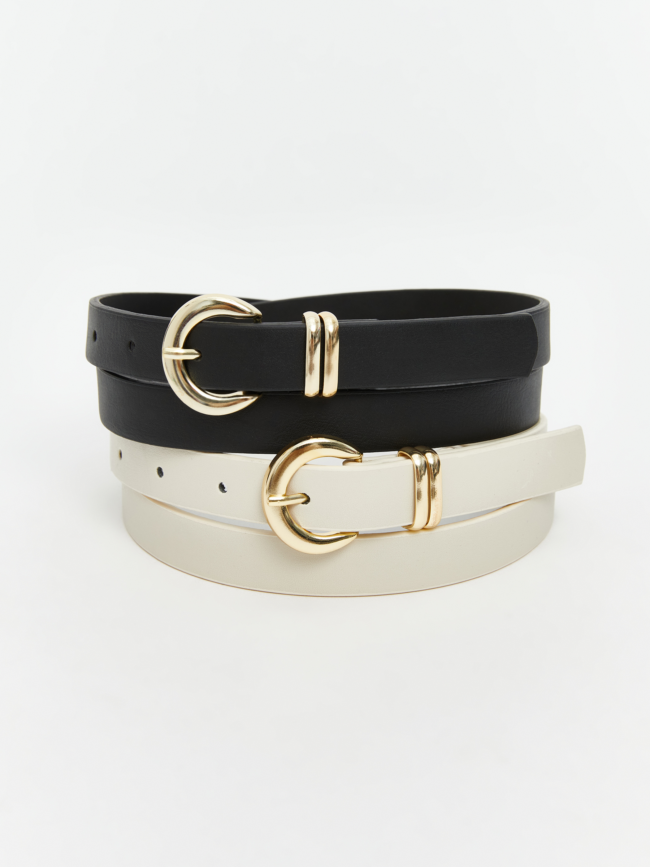LCW ACCESSORIES Deri Görünümlü Kadın Kemer 2'li