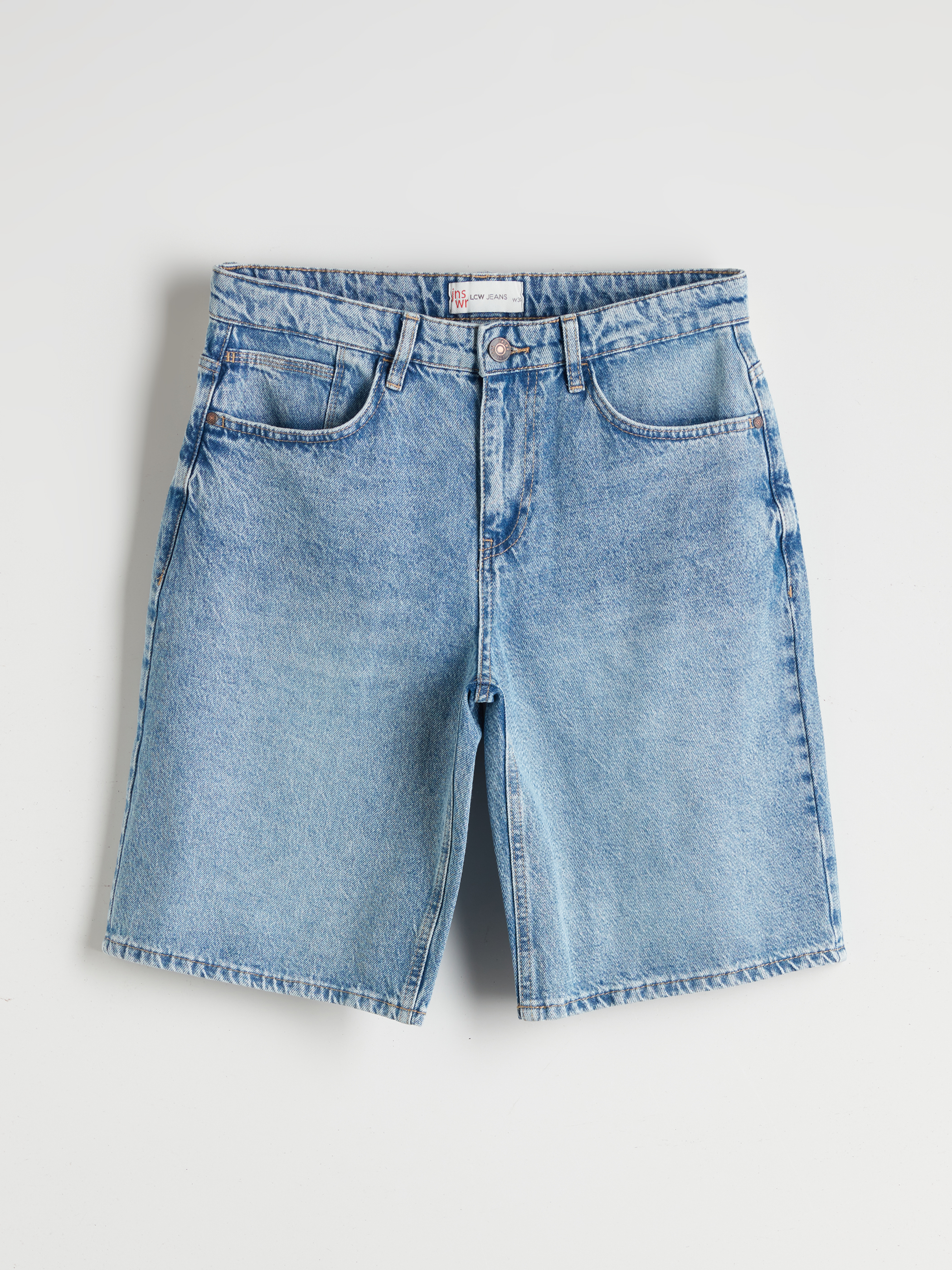 LCW Jeans Rahat Kalıp Erkek Jean Şort görsel 5