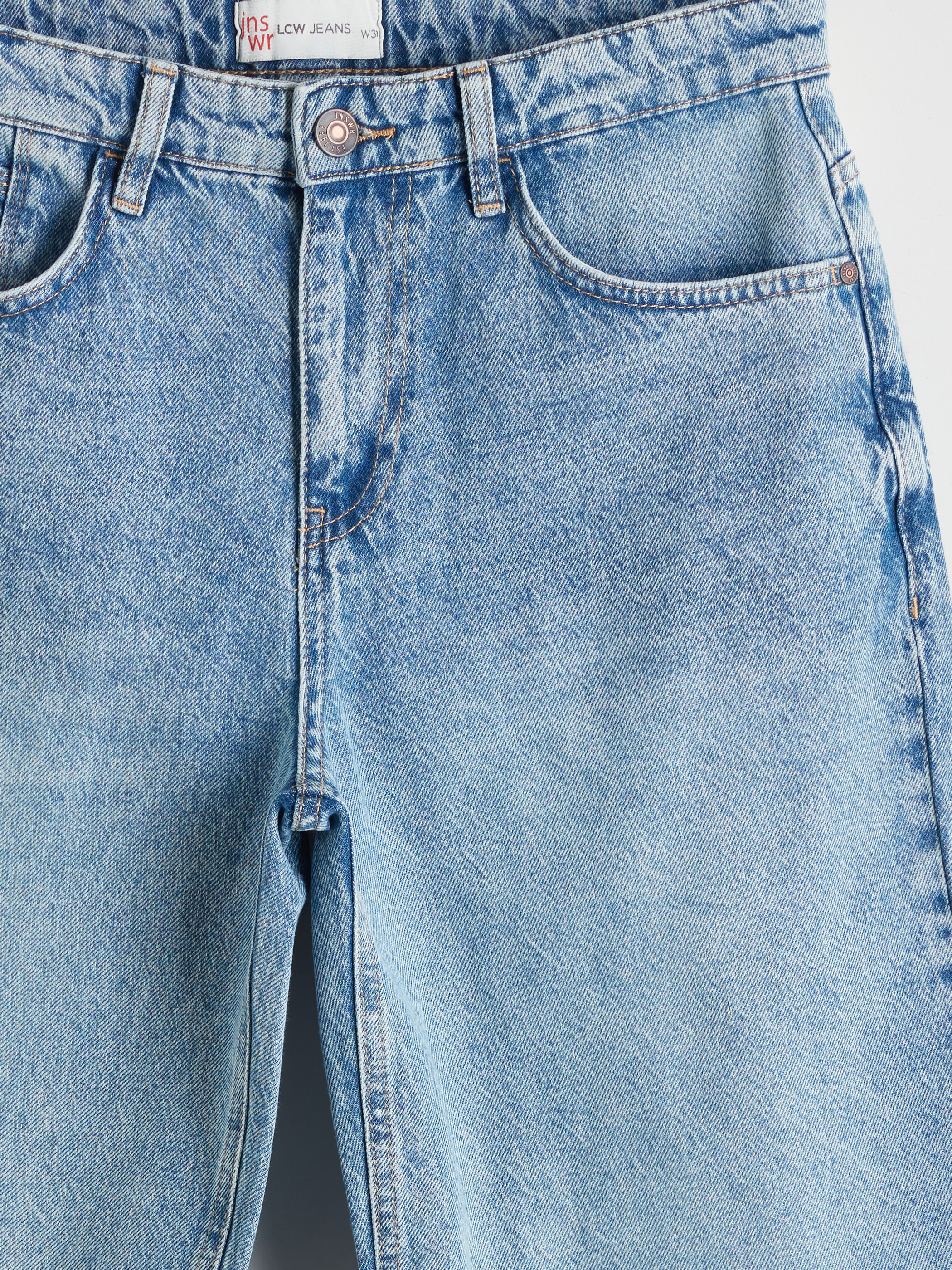LCW Jeans Rahat Kalıp Erkek Jean Şort görsel 7