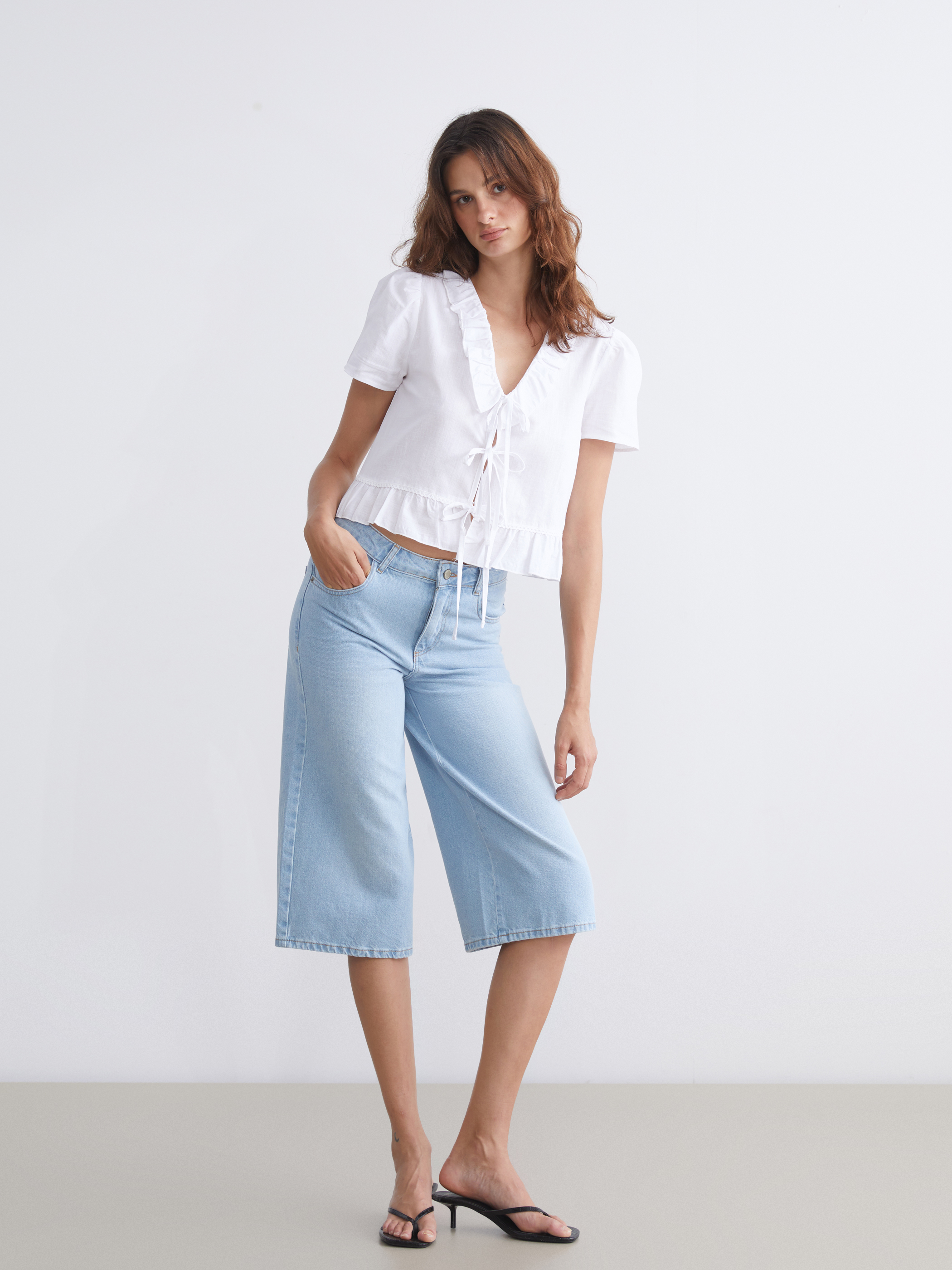 LCW Jeans Standart Fit Kadın Jean Kapri