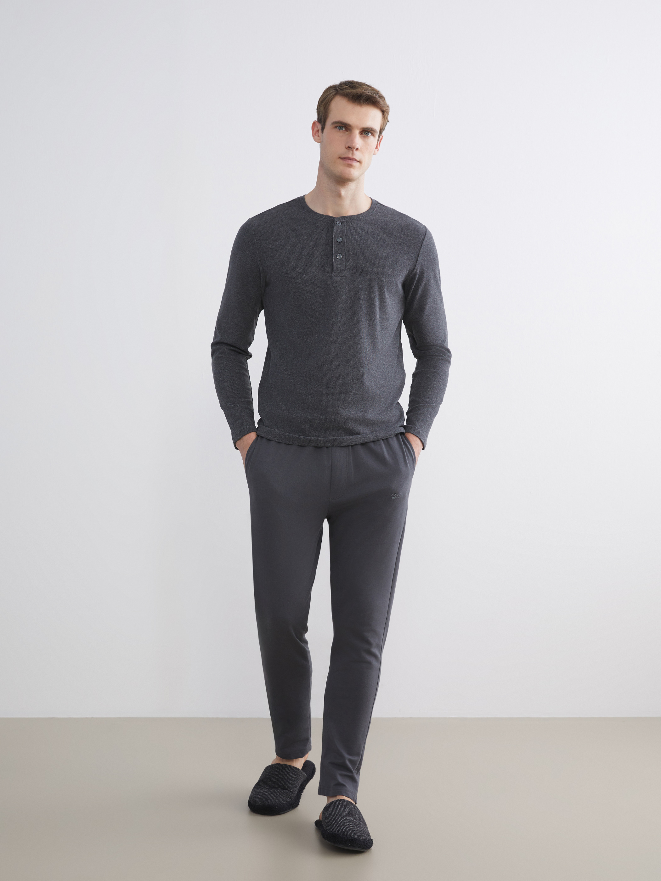 LC WAIKIKI Standart Kalıp Erkek Pijama Alt görsel 2