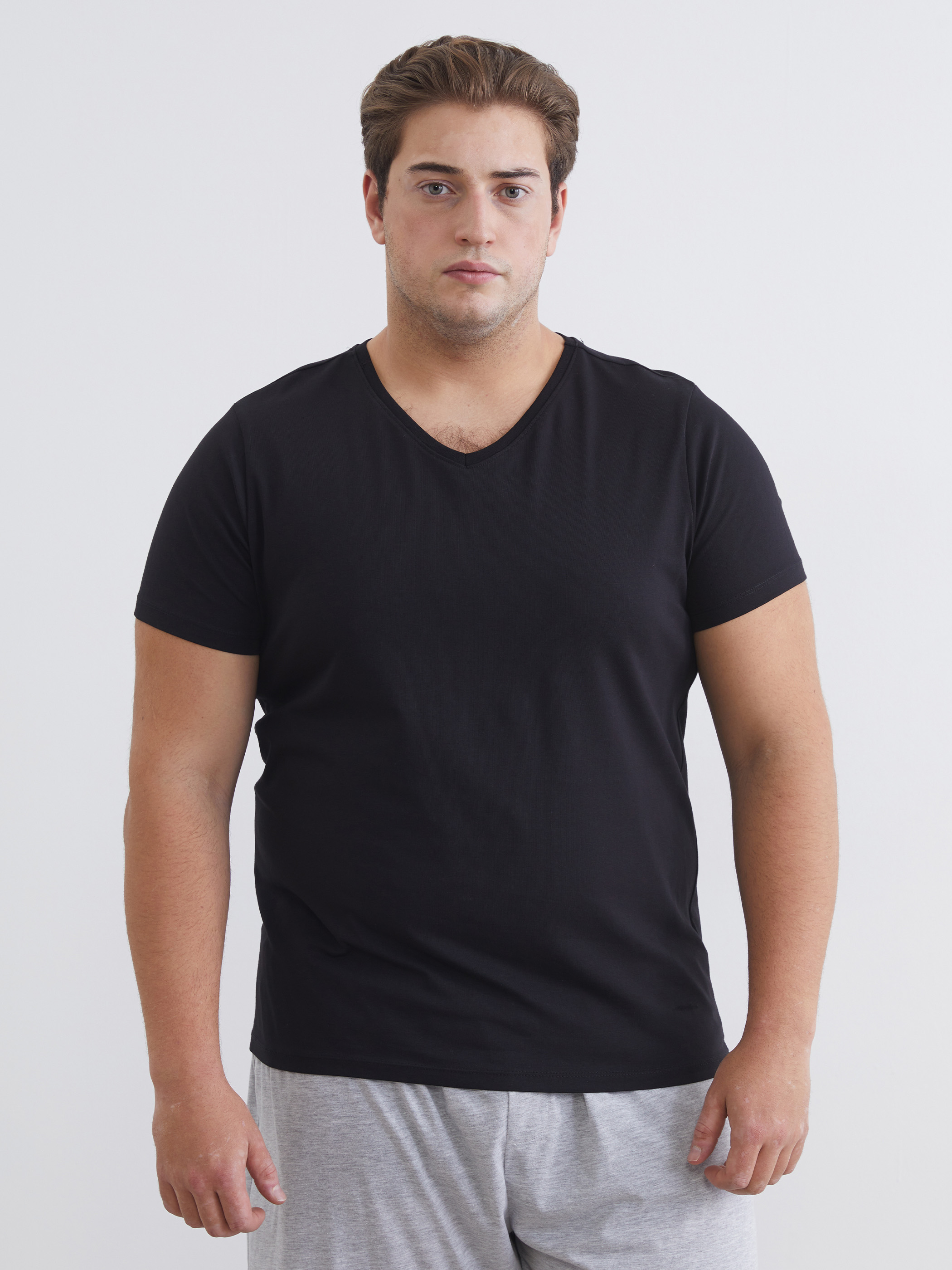 LC WAIKIKI V Yaka Kısa Kollu Erkek Atlet görsel 3
