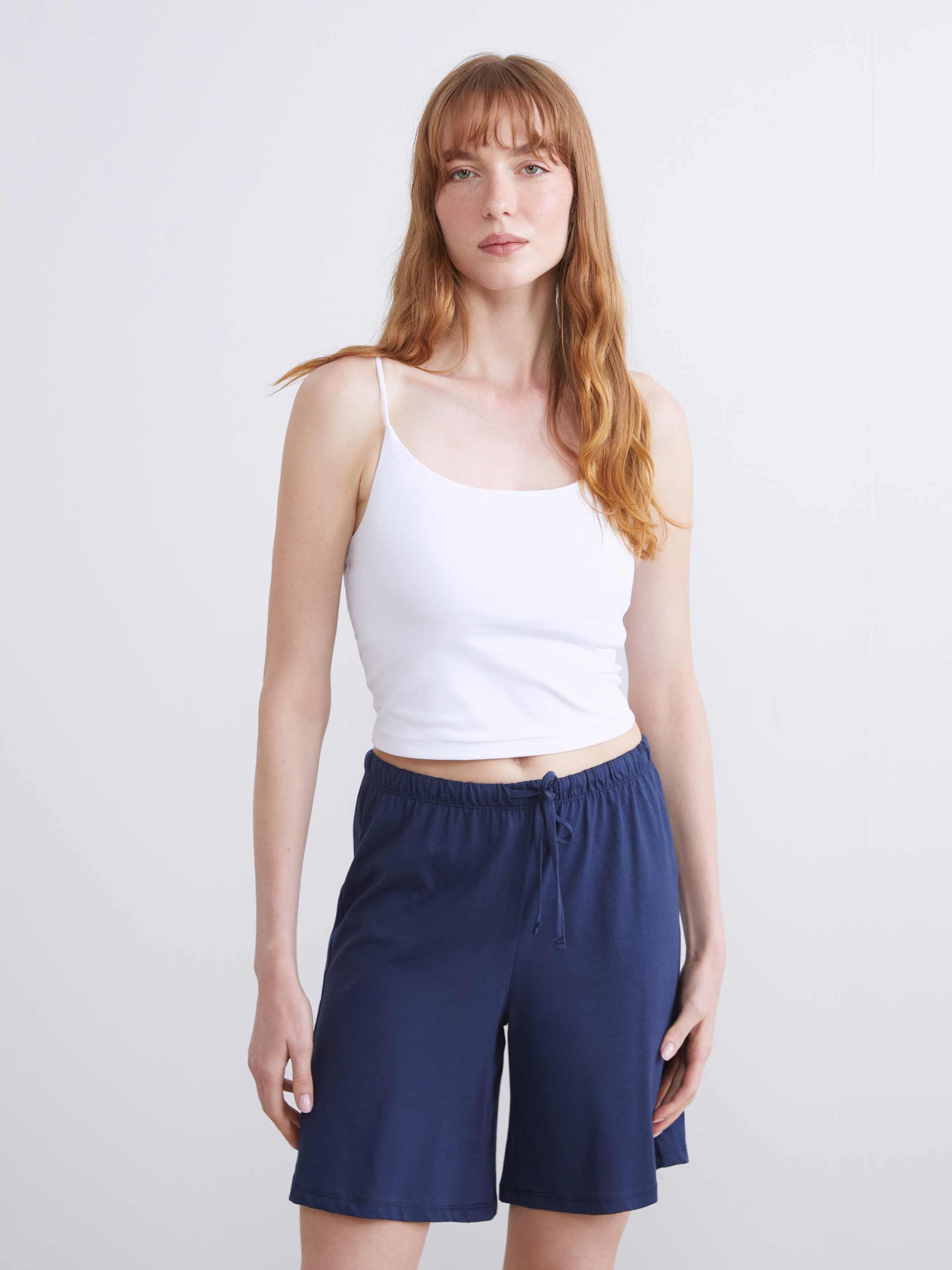 LCW DREAM Kare Yaka İp Askılı Crop Kadın Atlet