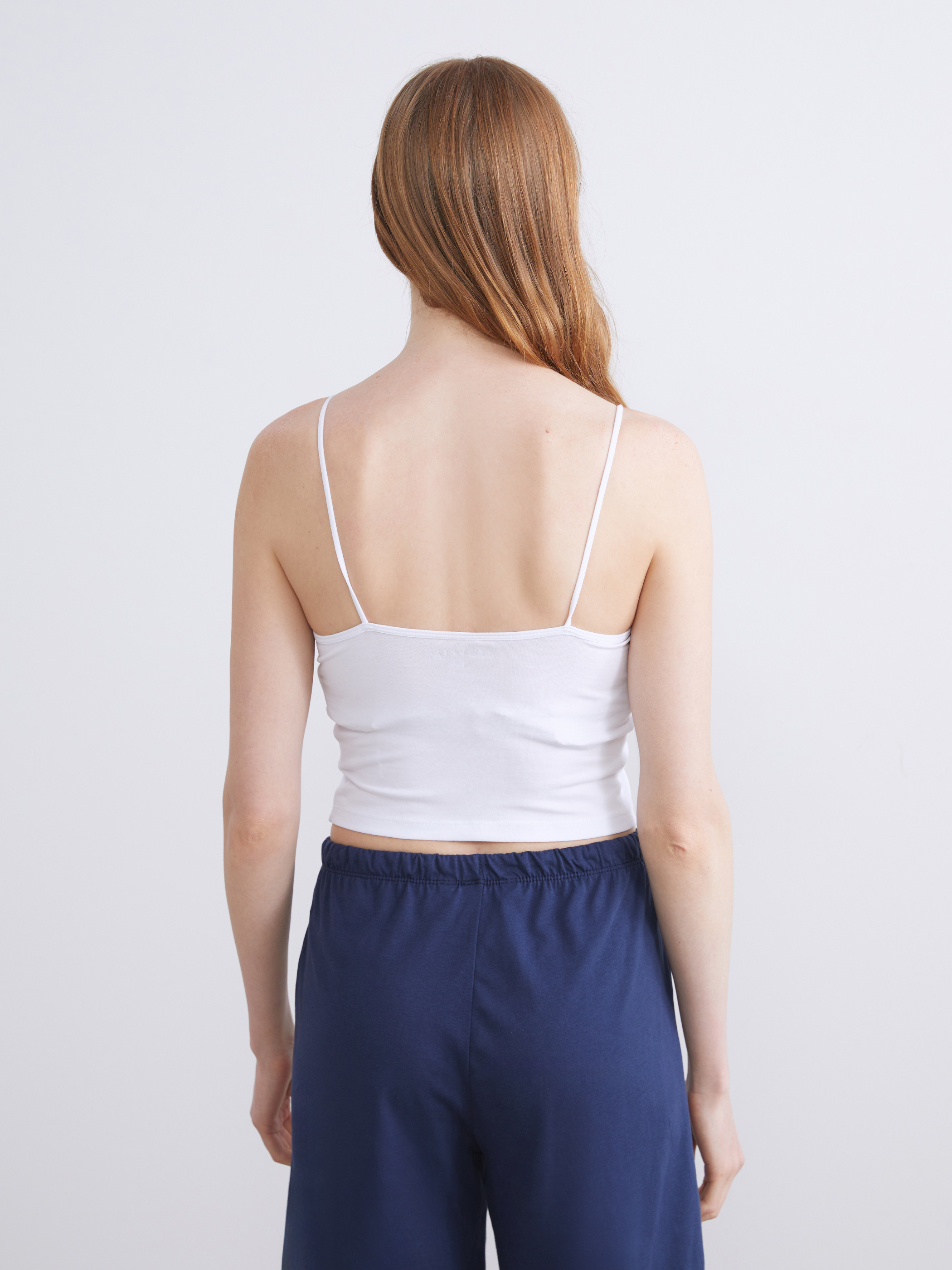 LCW DREAM Kare Yaka İp Askılı Crop Kadın Atlet görsel 4