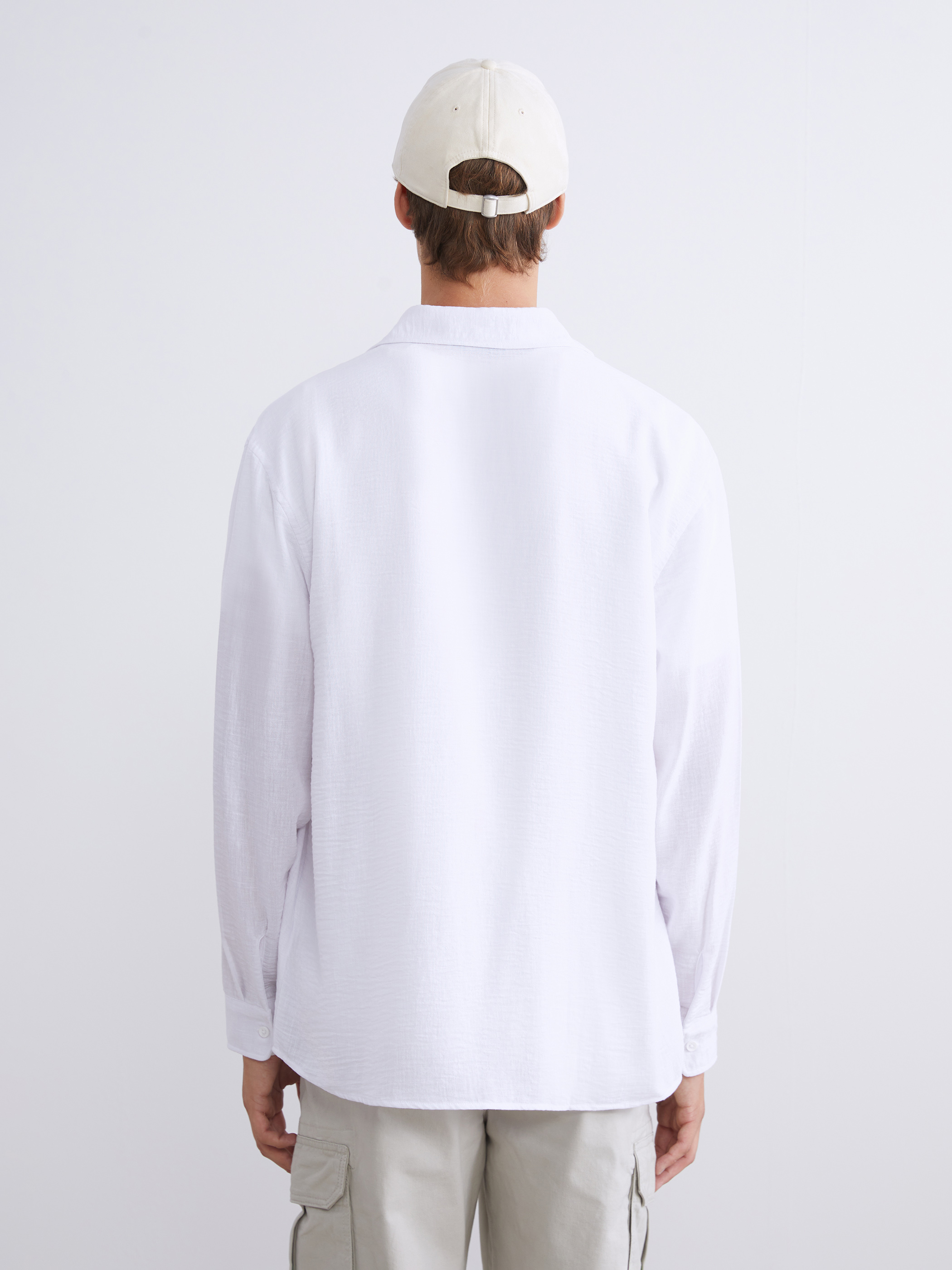 XSIDE Regular Fit Uzun Kollu Erkek Gömlek görsel 4