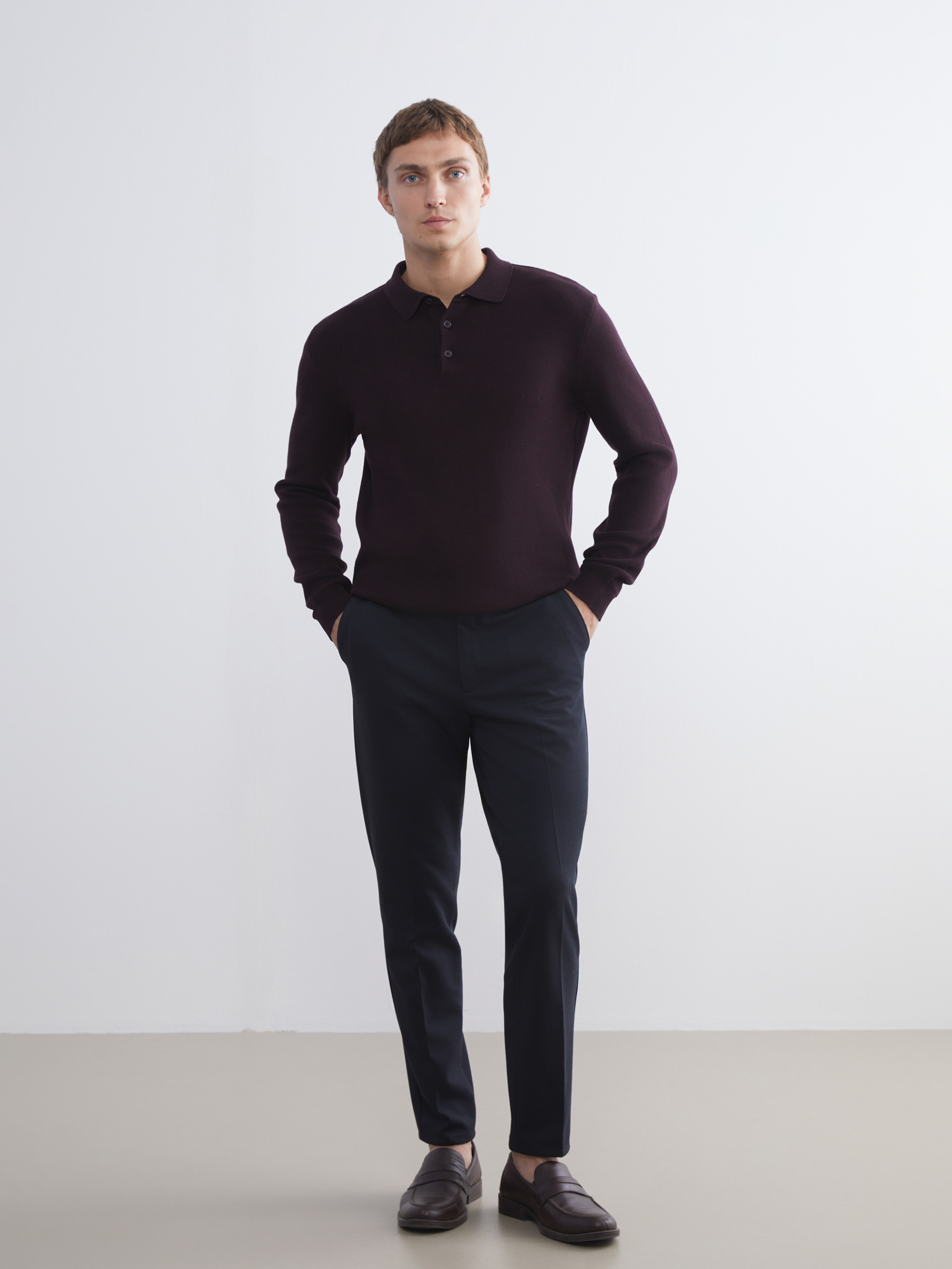 LCWAIKIKI Classic Dar Kalıp Erkek Chino Pantolon görsel 2