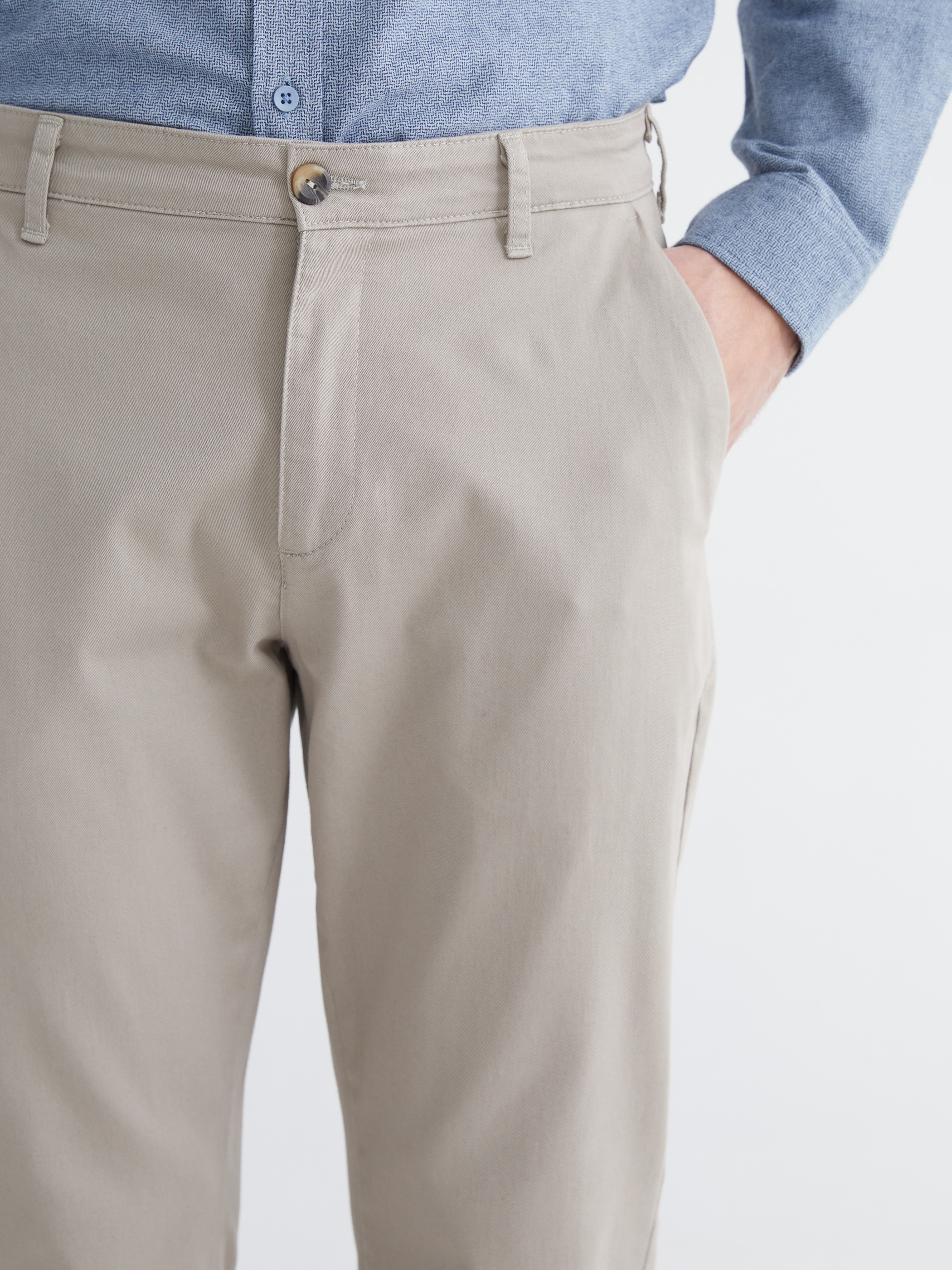 LCWAIKIKI Classic Standart Kalıp Gabardin Erkek Chino Pantolon görsel 3
