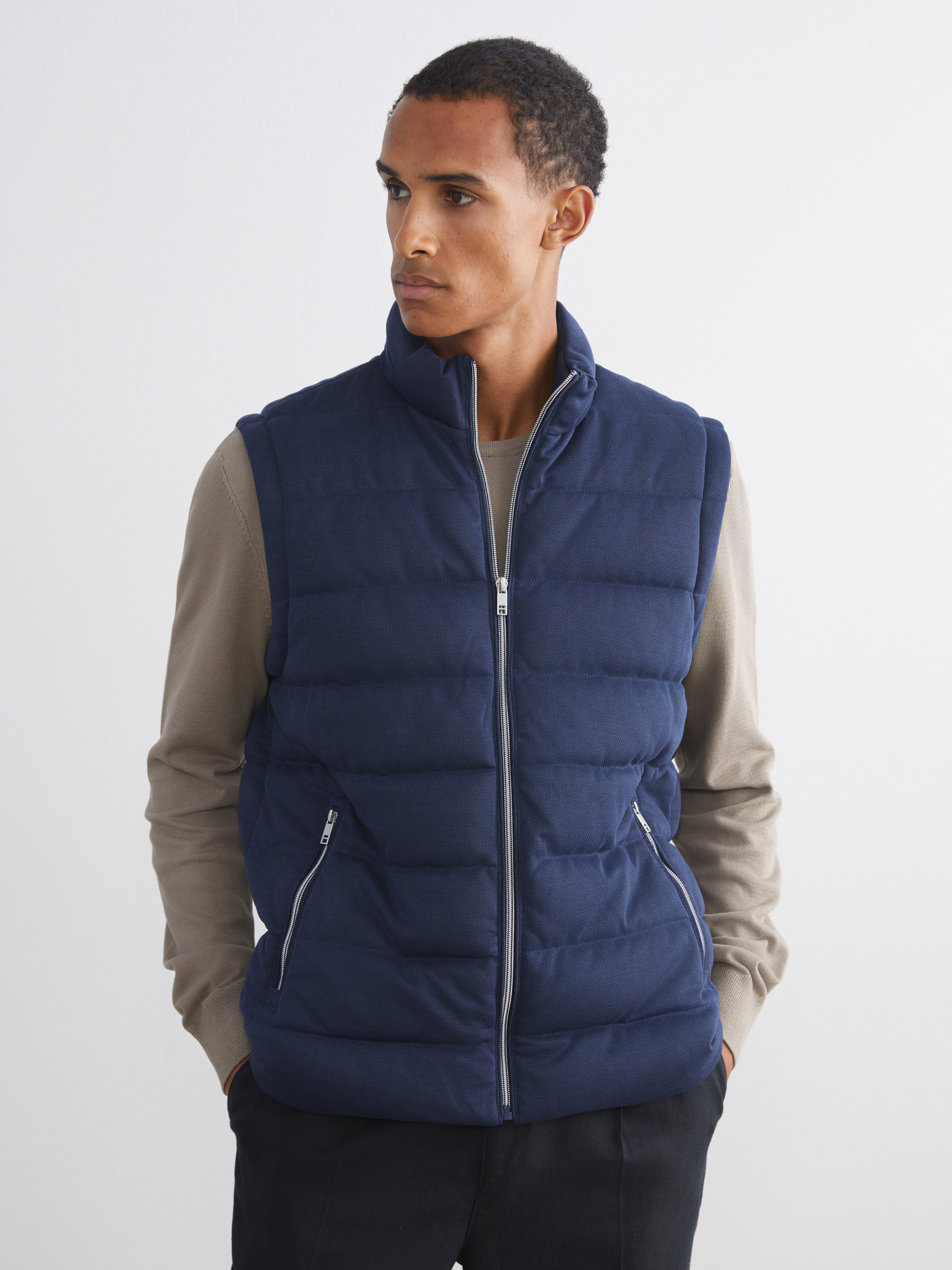 LCW Vision Slim Fit Dik Yaka Erkek Şişme Yelek