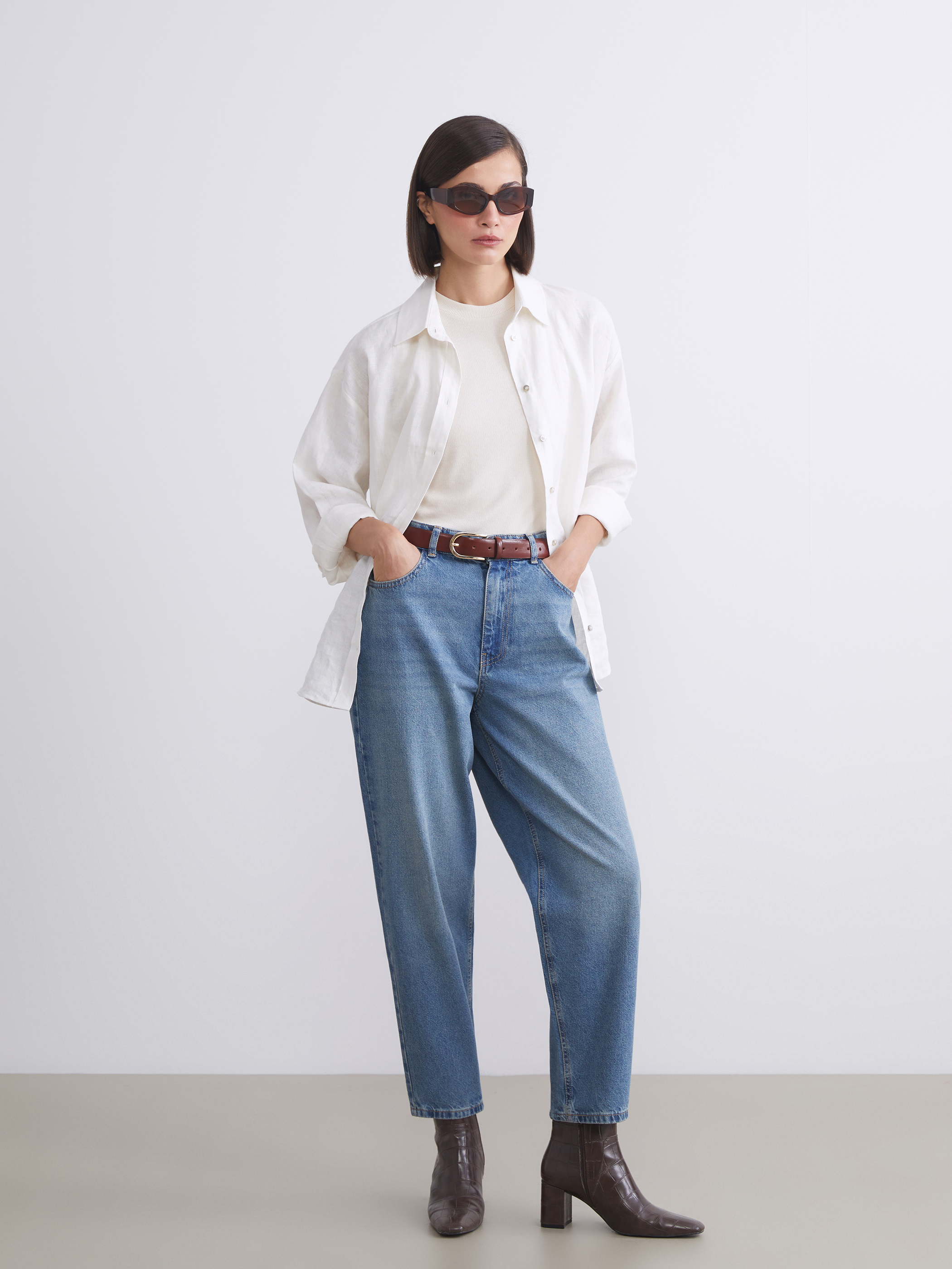 LCW Jeans Barrel Fit Kadın Jean Pantolon