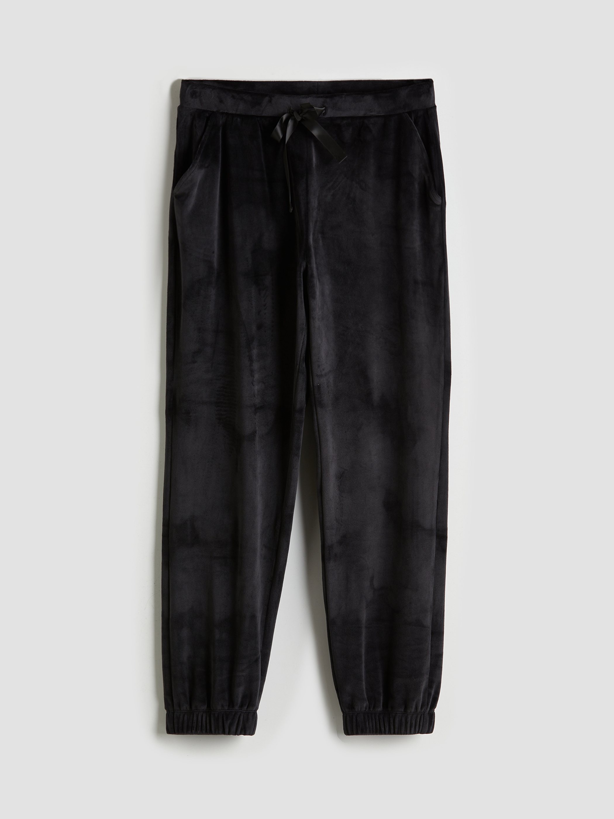 LCW DREAM Beli Lastikli Kadife Kadın Jogger Pijama Altı görsel 5