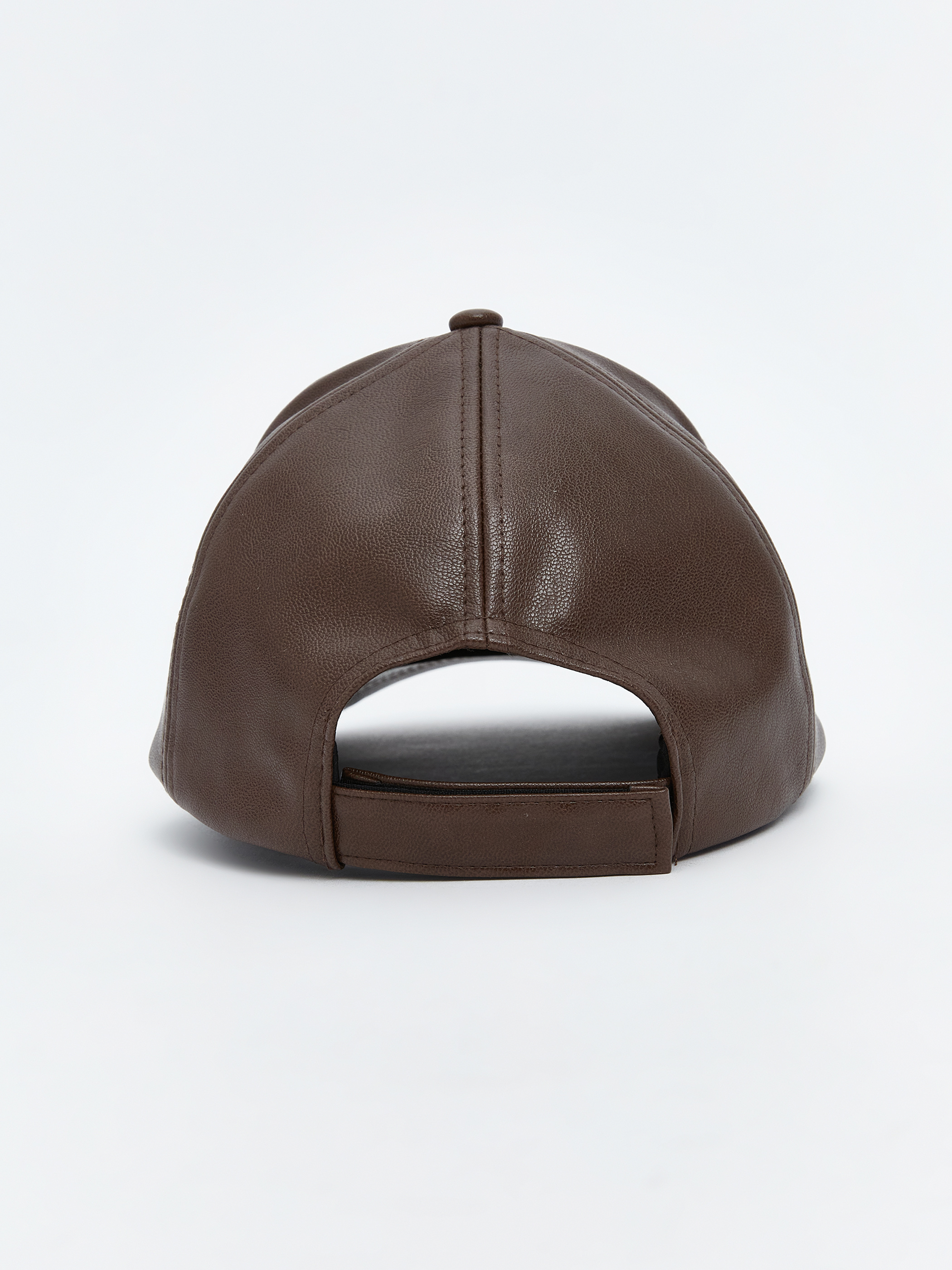 LCW ACCESSORIES Deri Görünümlü Erkek Kep Şapka görsel 3