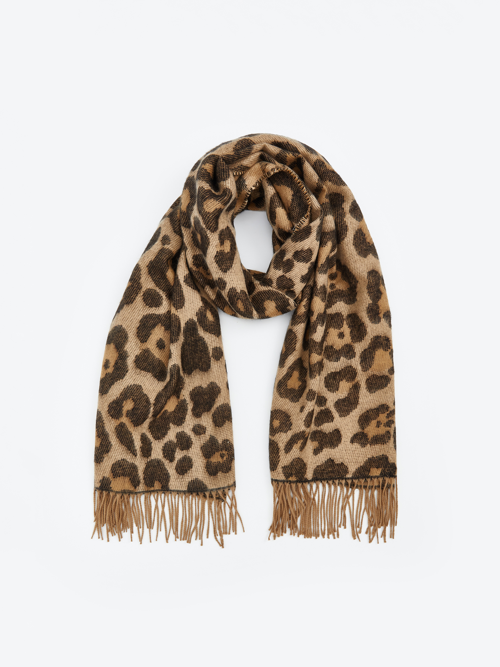 LCW ACCESSORIES Leopar Desenli Kadın Atkı