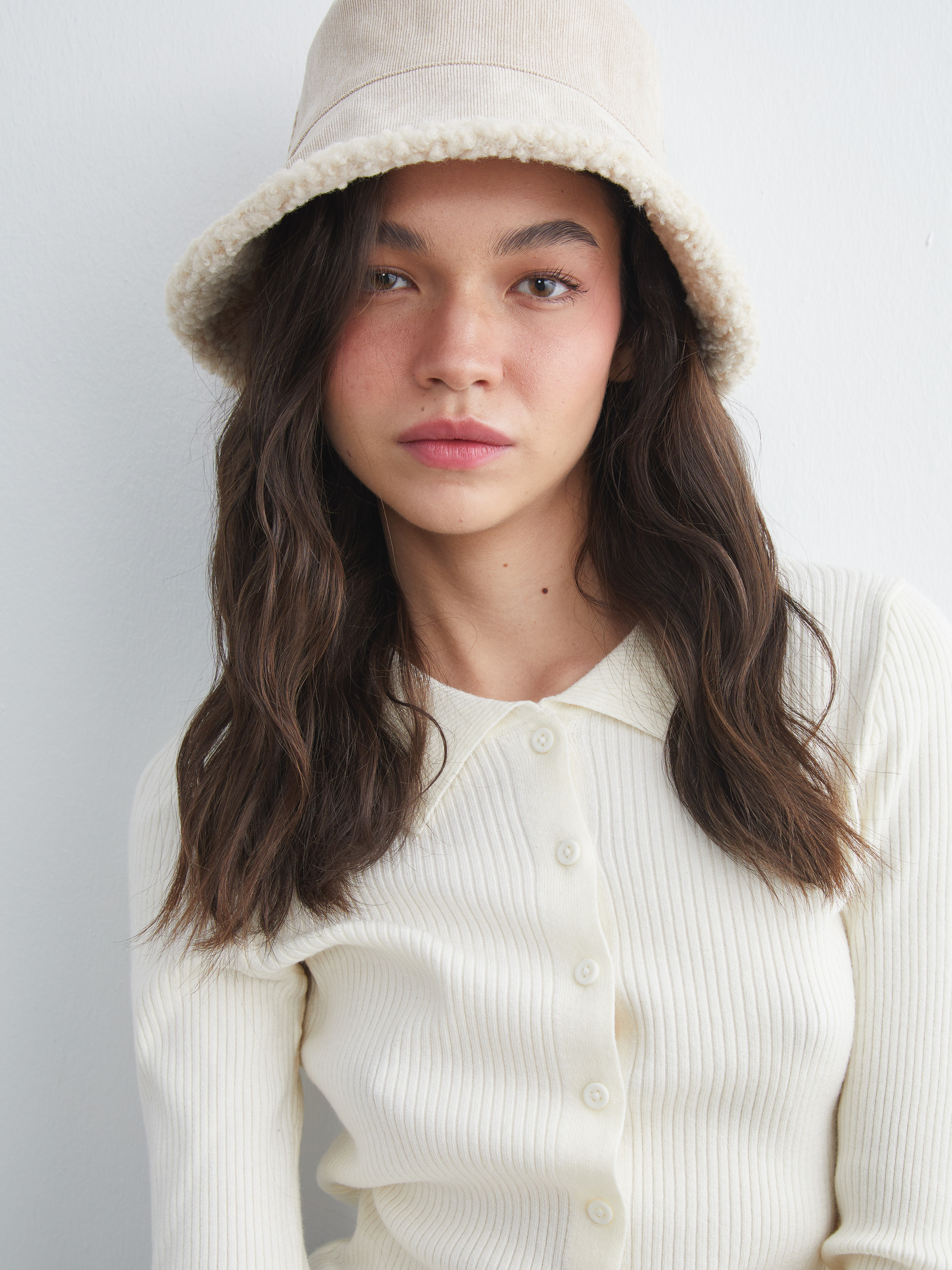 LCW ACCESSORIES Kadın Pelüş Bucket Şapka