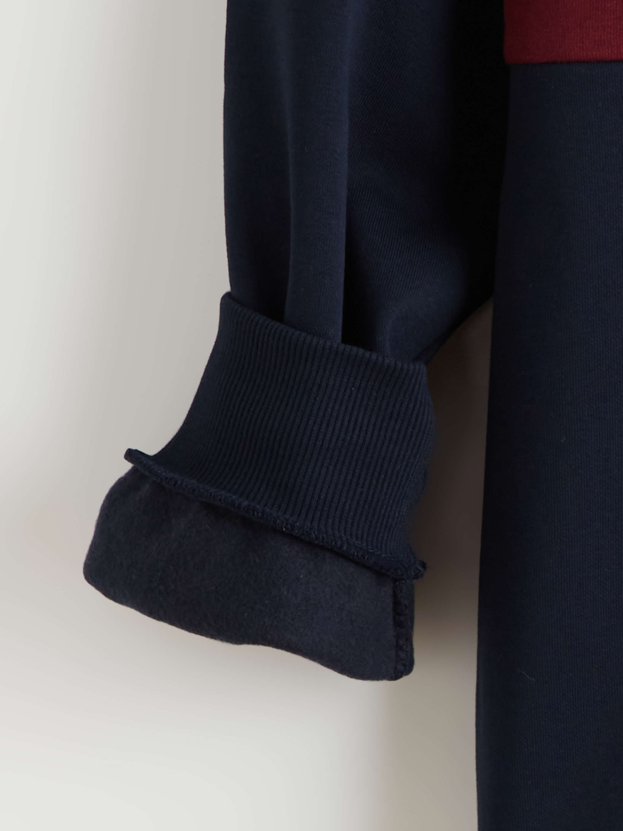 XSIDE Dik Yaka Renk Bloklu Erkek Sweatshirt görsel 6