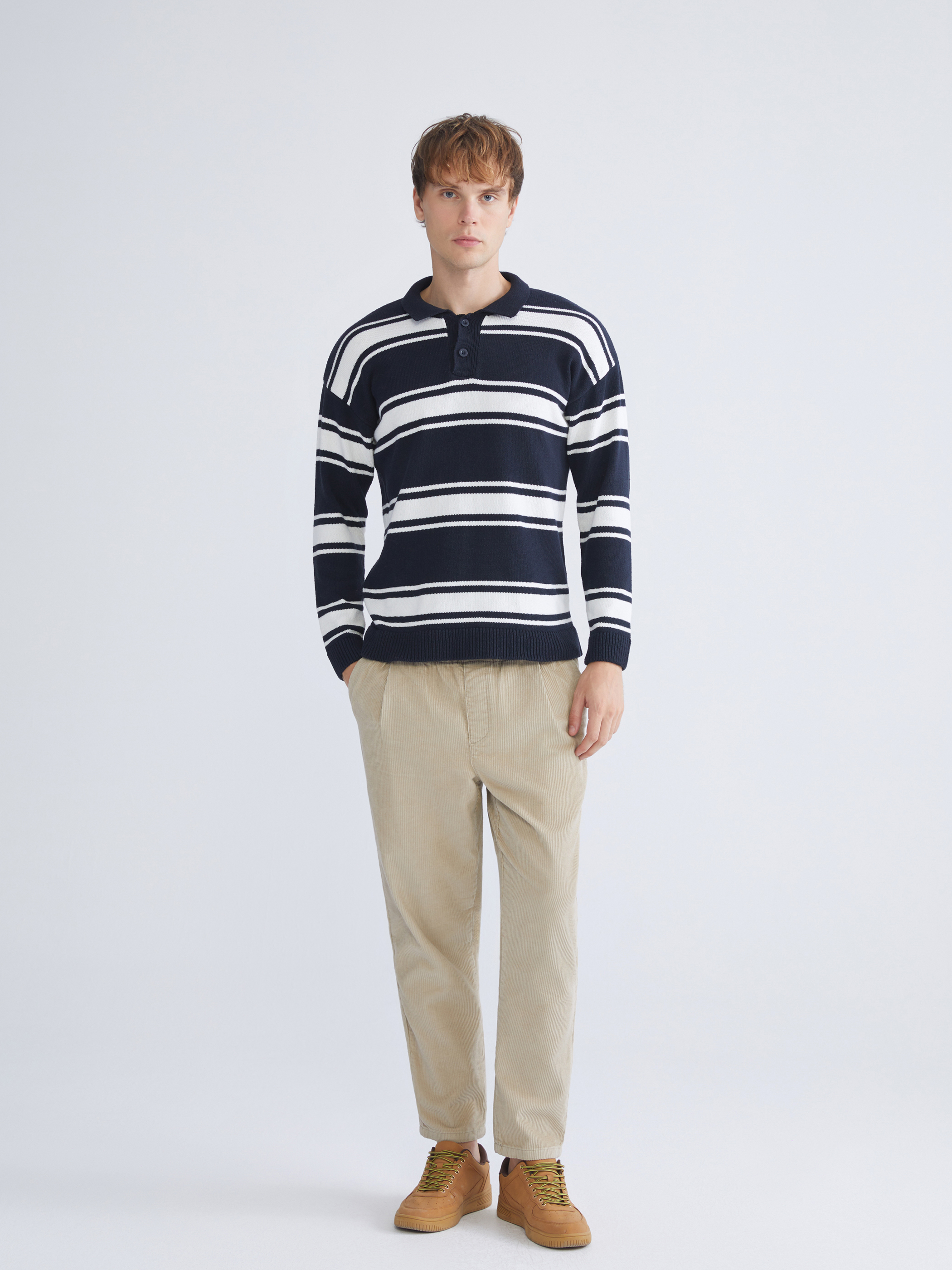 XSIDE Slim Fit Kadife Erkek Pantolon görsel 2